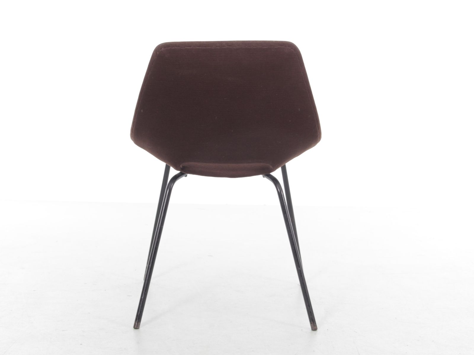 photo buy Mid Century Modern Pair Of “Tonneau” Chairs, 1965 Edition By Steiner, Designed By Pierre Guariche