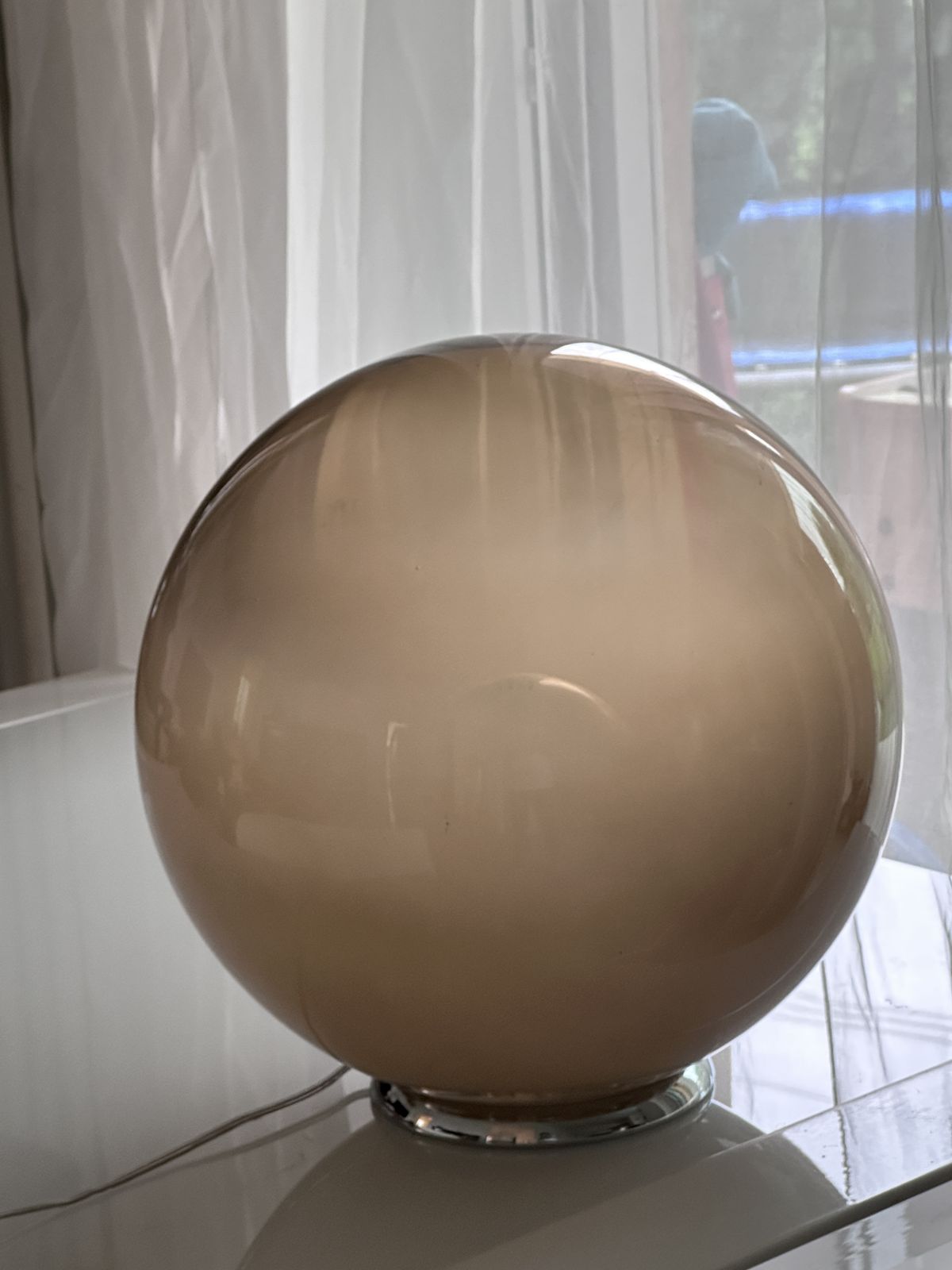photo furniture Italian Table Lamp Murano Glass By Simoeng In Varnished Fume'