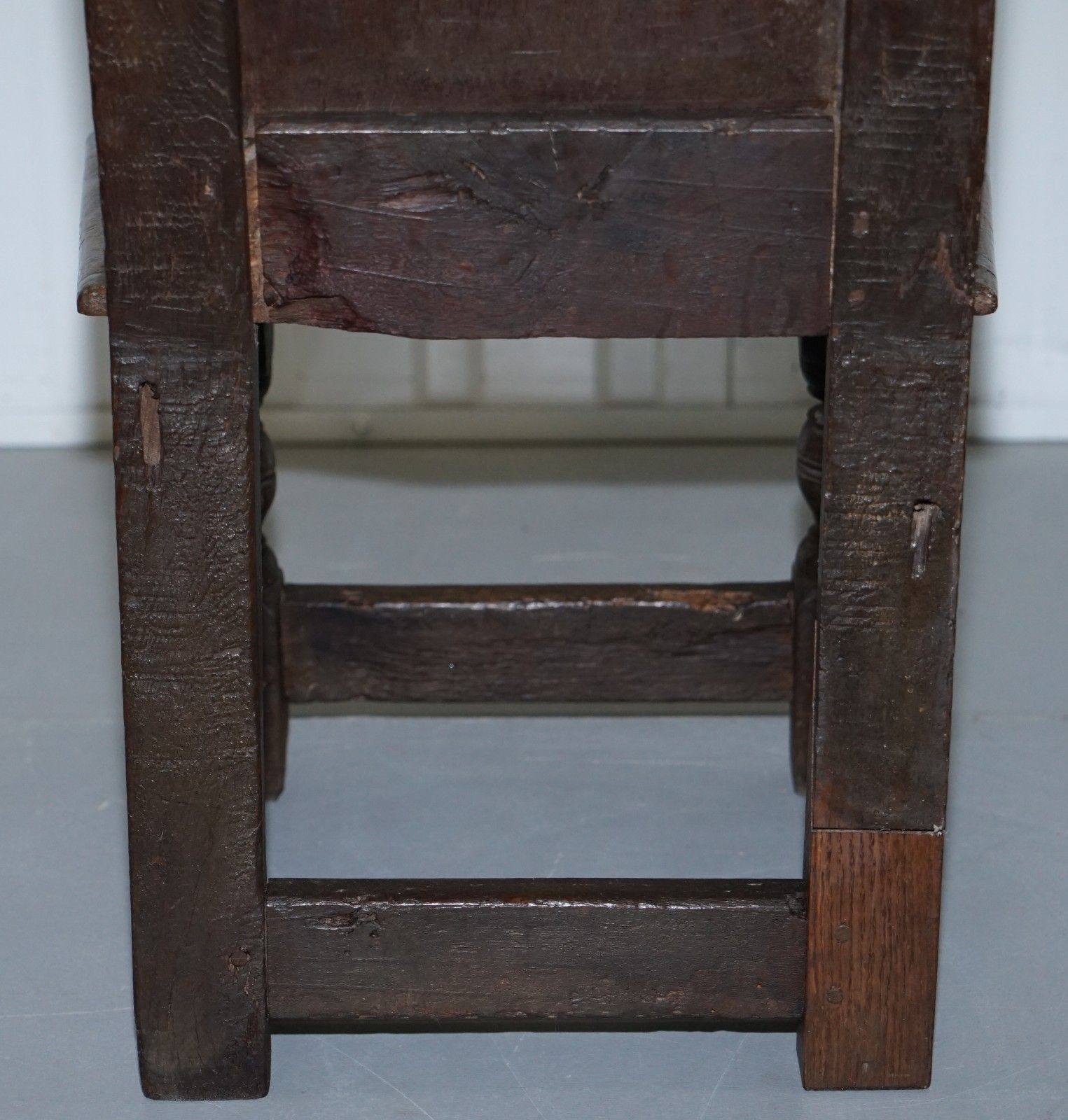 photo furniture Rare Circa 1760 Fruit Wood Chair Nicely Carved Quite Small 18th Century Example
