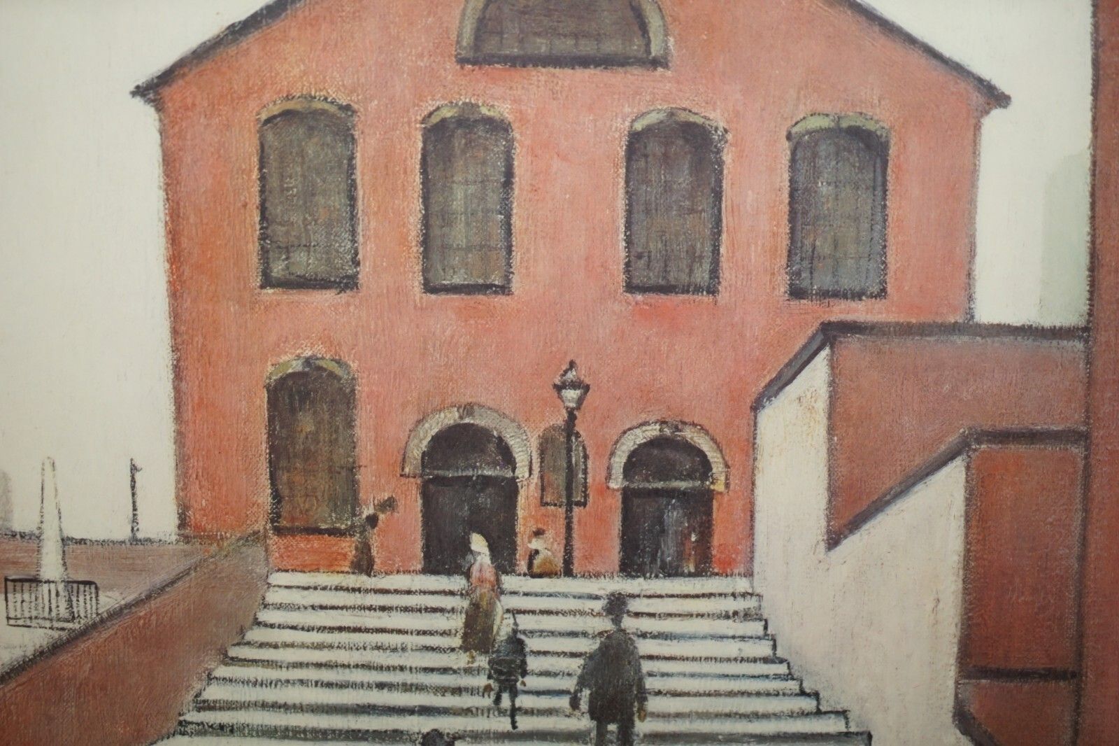 L S Lowry 053 The Old Church Print With Ganymed Label T & R Annan & Sons Ltd photo buy