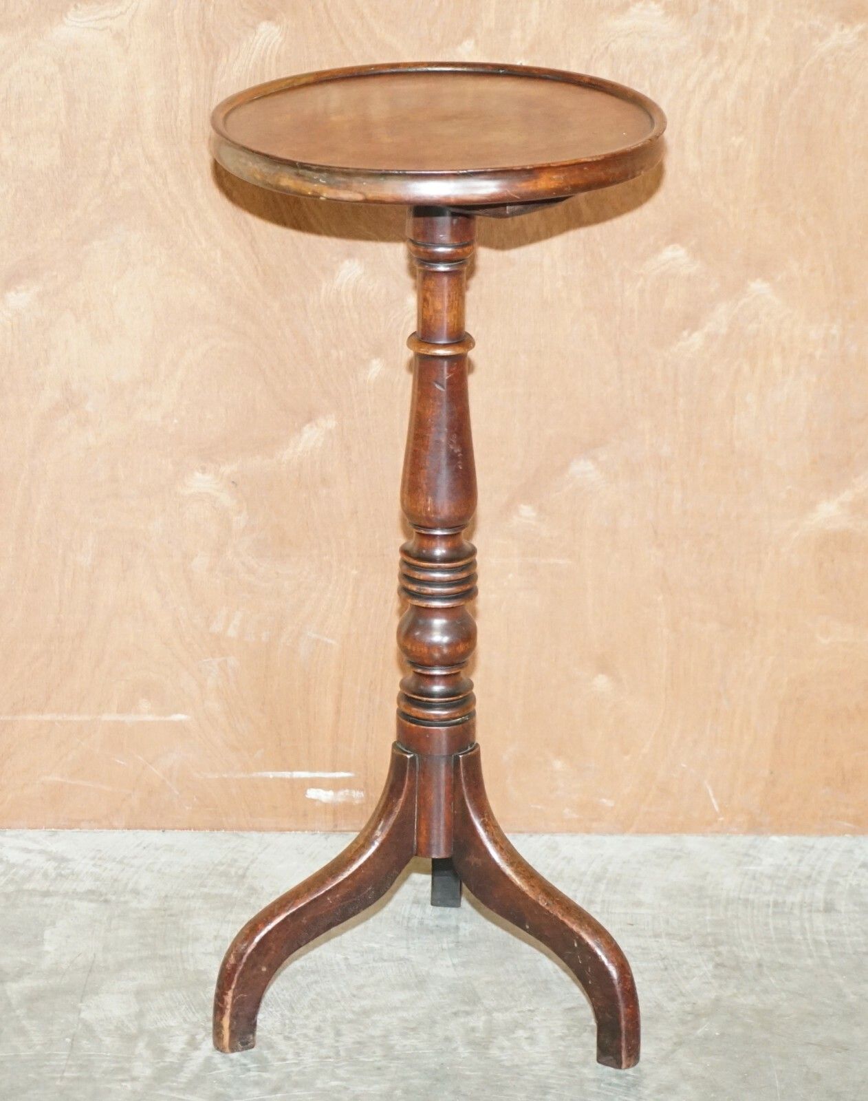 Antique Victorian Mahogany Hand Carved Jardiniere Table Or Plant Stand Pedestal photo furniture