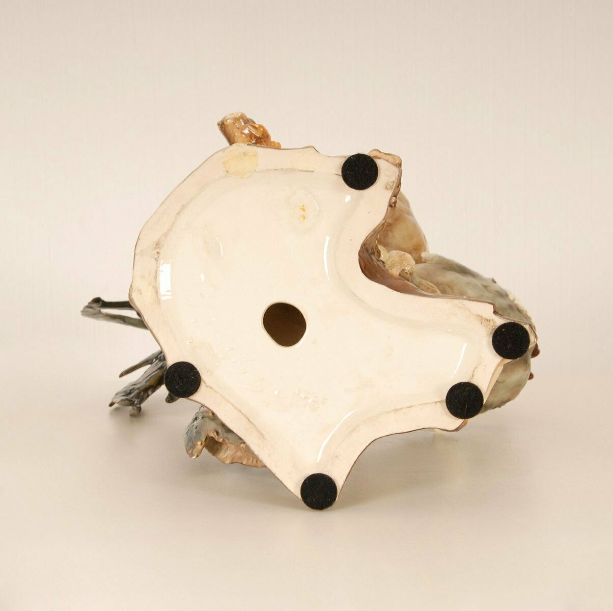 Mid Century Italian Ceramic Rooster Figurine In The Style Of Cacciapuoti, 1950s photo furniture