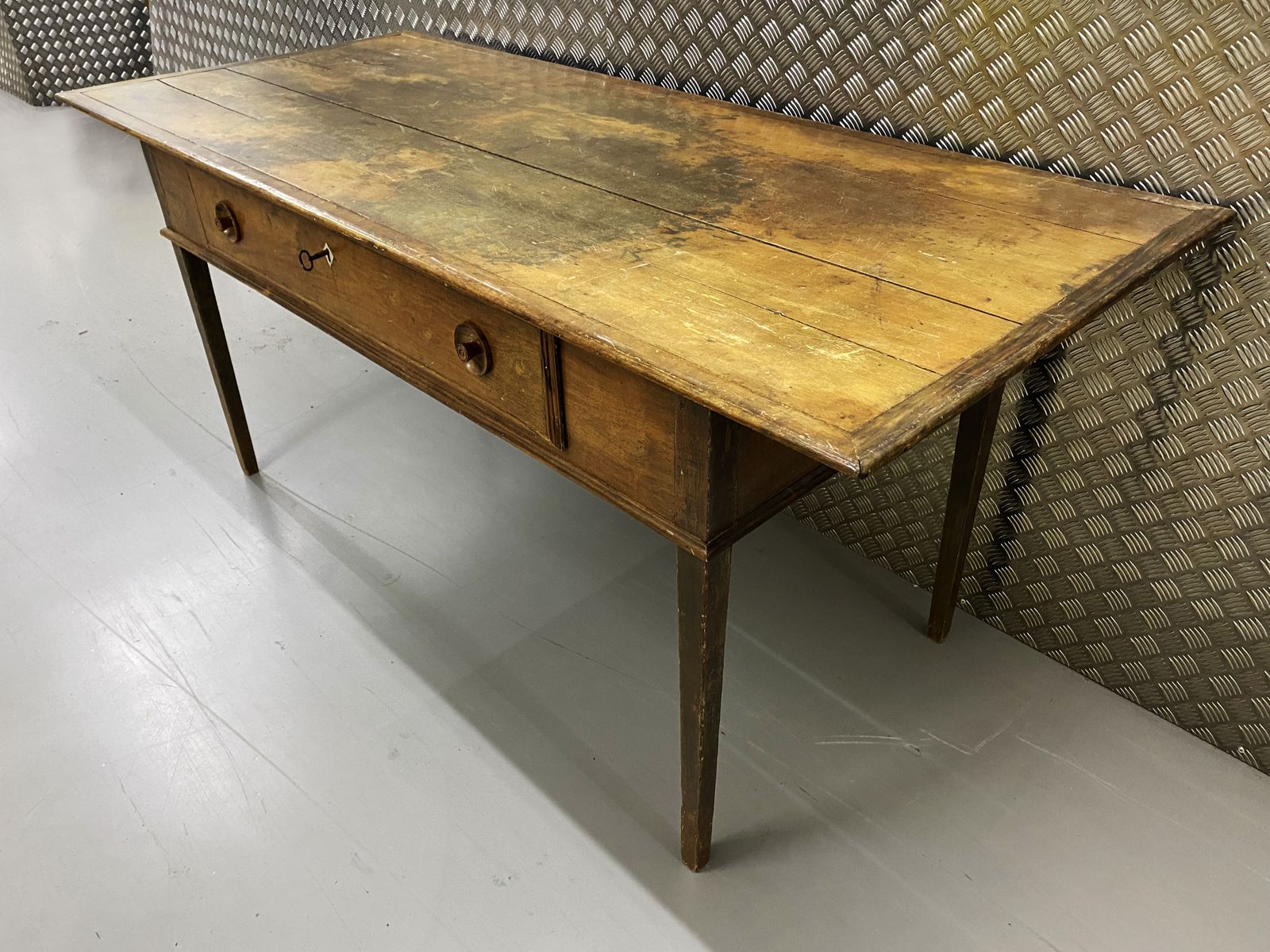 Superb Brazilian Jatoba / Oak Farmhouse Kitchen Refectory Dining Table. photo furniture