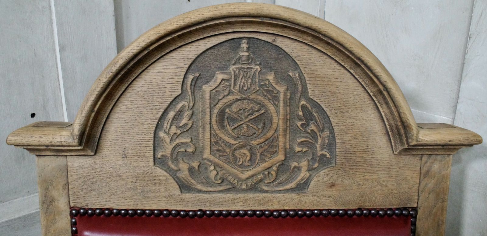 Victorian Oak Throne Chair, 1800s photo vinterior