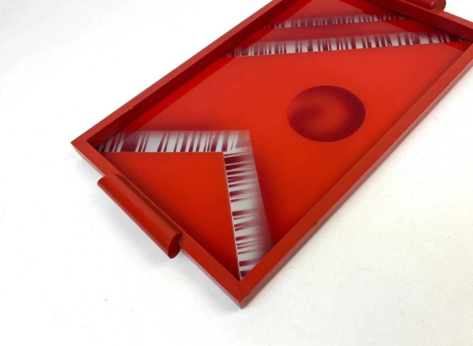 Rare Bauhaus Suprematism Cubist Art Deco De Stijl Cocktail Serving Tray Germany 1925 photo for sale