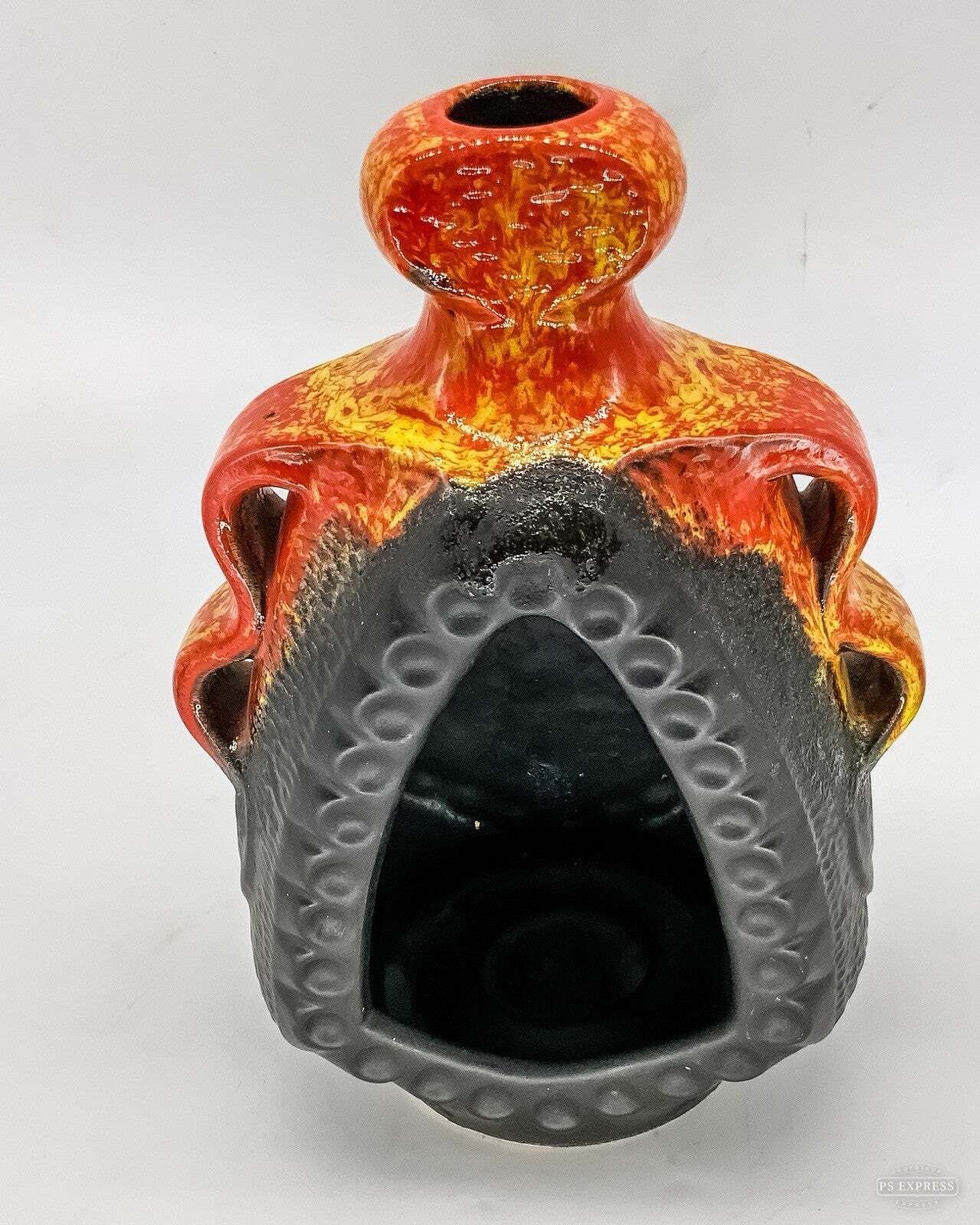 Bay Keramik Fat Lave Candle Holder German 70s 319 25cm