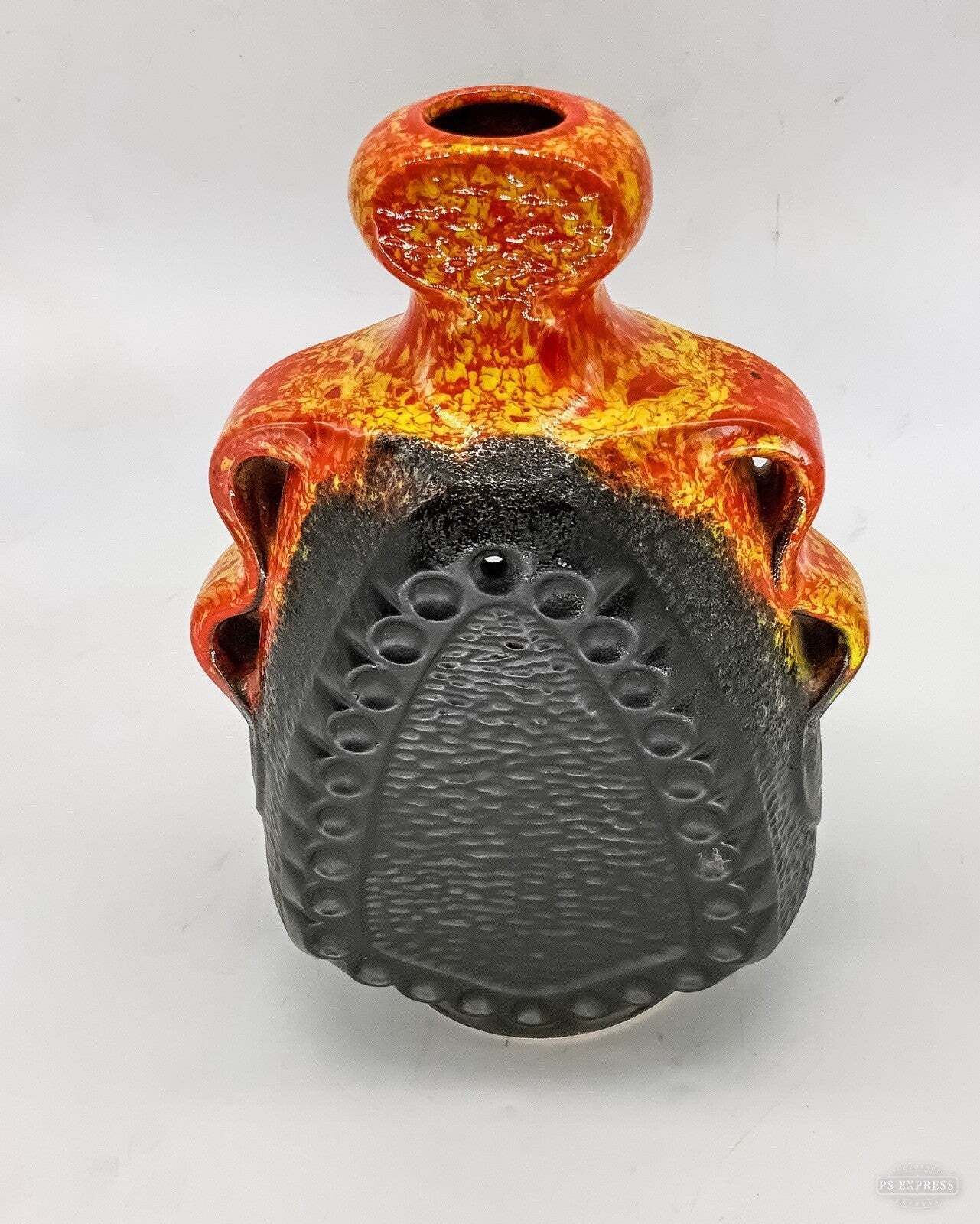 Bay Keramik Fat Lave Candle Holder German 70s 319 25cm photo for sale