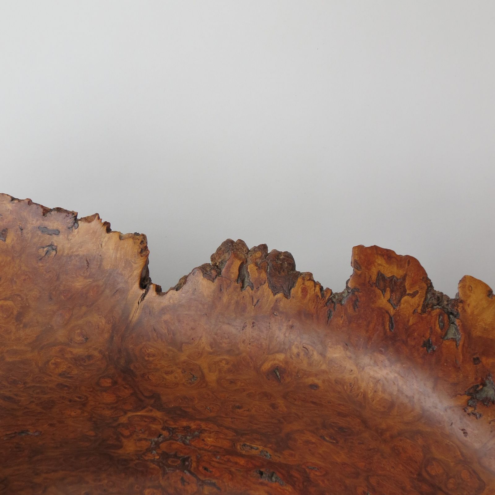 photo furniture Very Large Vintage Wooden Bowl Gum Burr Wood