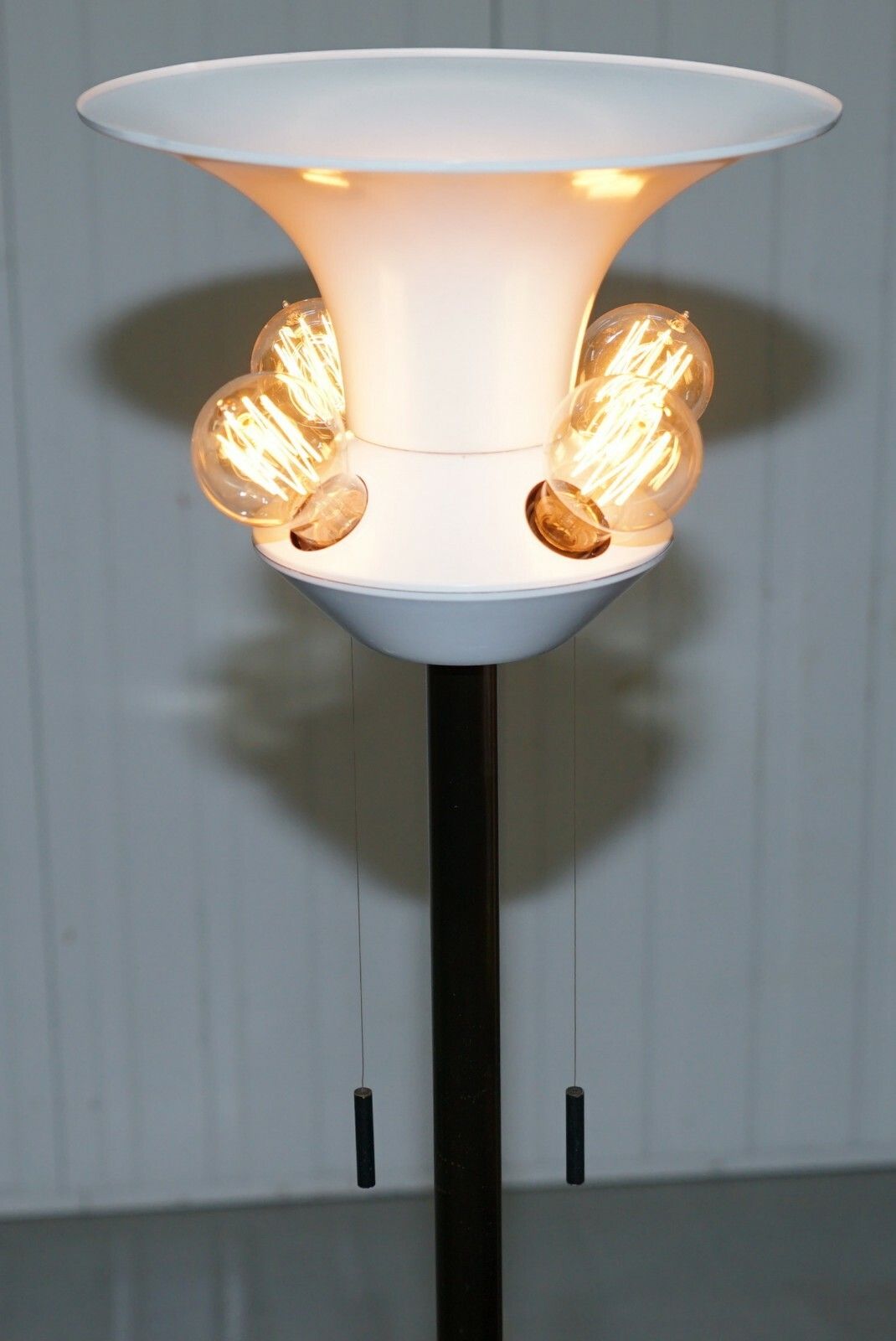 Rare Original Art Modern Circa 1960 Floor Standing 5 Bulb Lamp Bronzed Must See! photo furniture