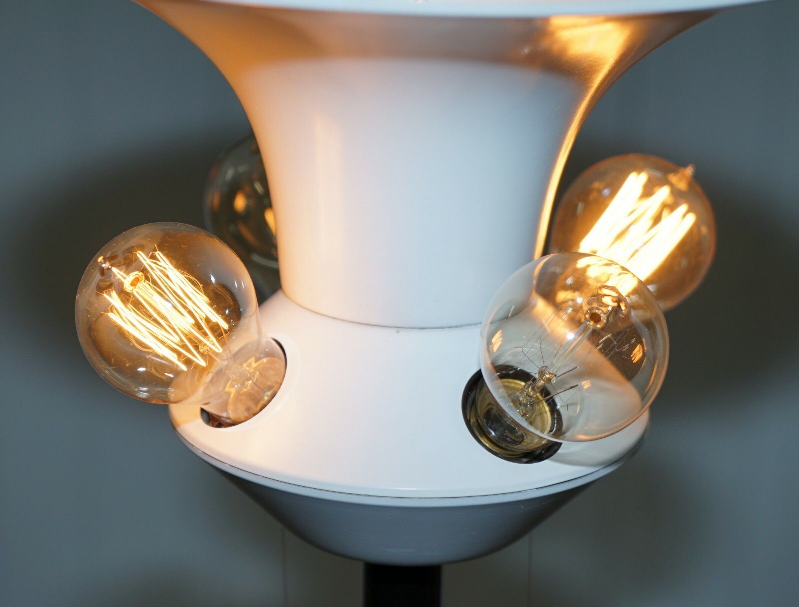 Lighting Rare Original Art Modern Circa 1960 Floor Standing 5 Bulb Lamp Bronzed Must See! photo