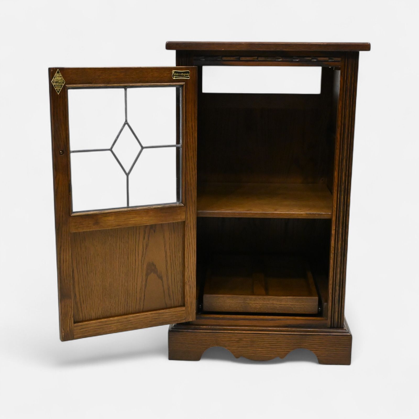 photo for sale Old Charm Hi Fi/Record Cabinet Light Oak Free Uk Delivery*