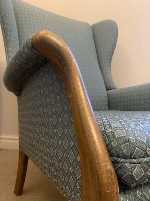 Vintage Parker Knoll Froxfield Wingback Armchair Pk 750 photo furniture