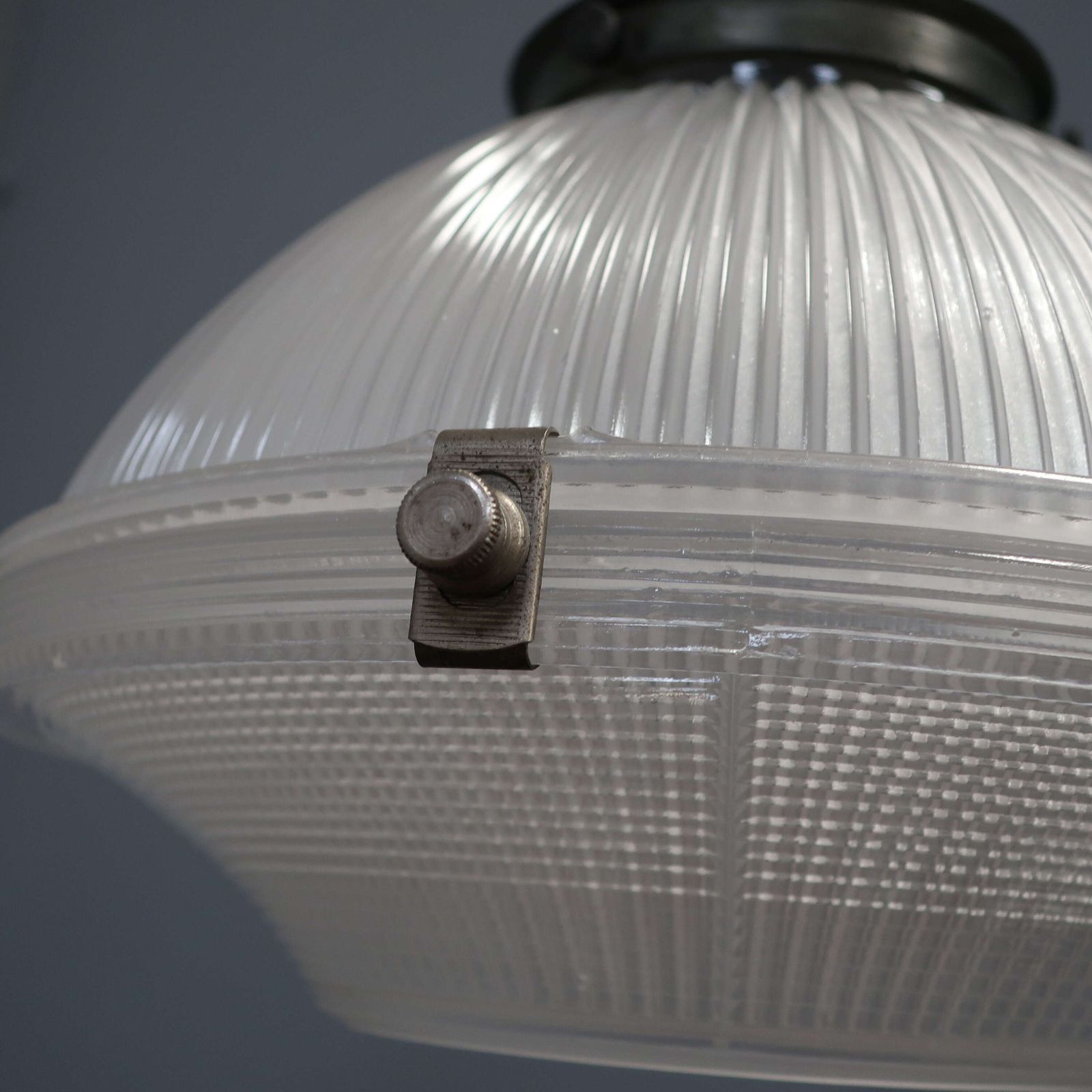 Two Part Holophane Pendant Light photo furniture