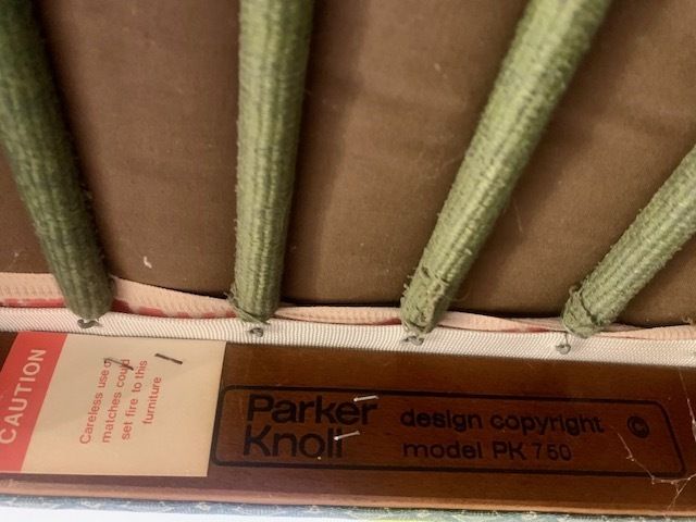 Vintage Parker Knoll Froxfield Wingback Armchair Pk 750 photo vinterior