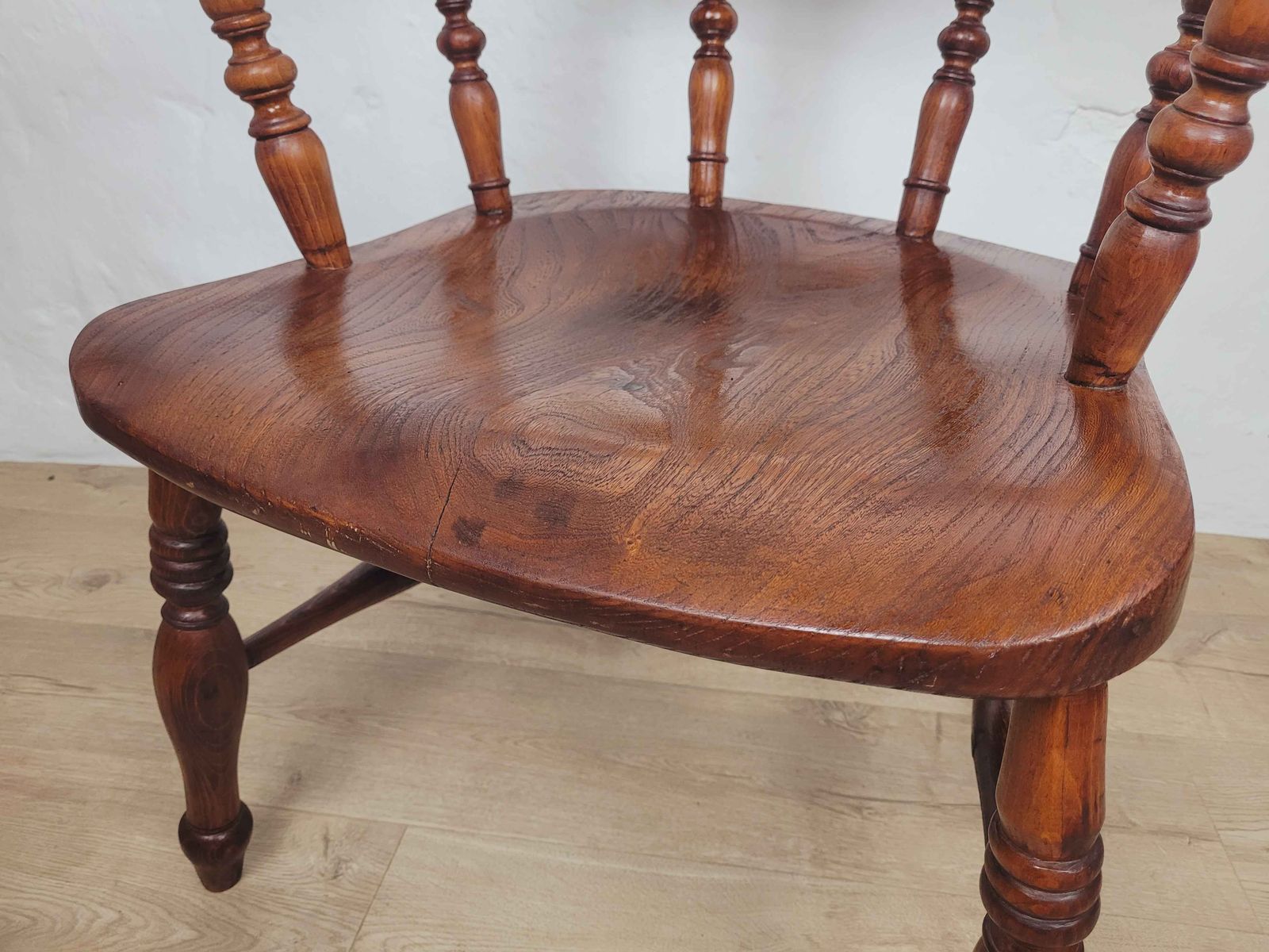 photo vintage Smokers Bow Armchair Victorian Country Farmhouse Ash & Elm Delivery Available