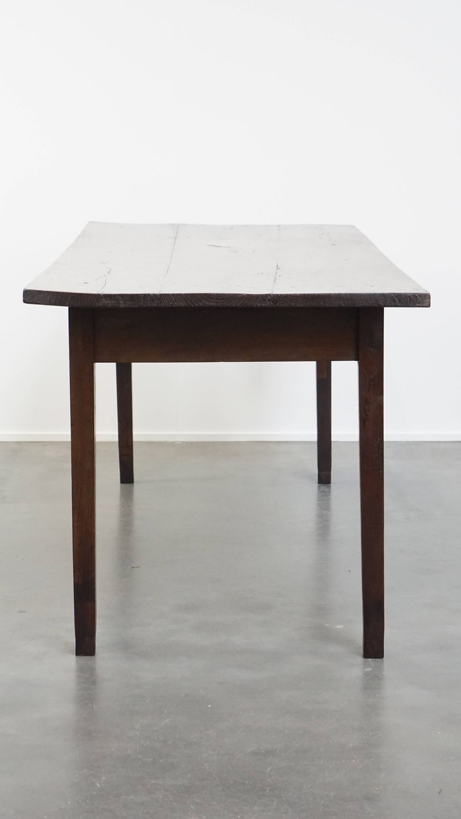 Timeless Antique Early 19th Century English 6 Person Dining Table With A Beautiful Walnut Top And 3 Drawers photo Furniture