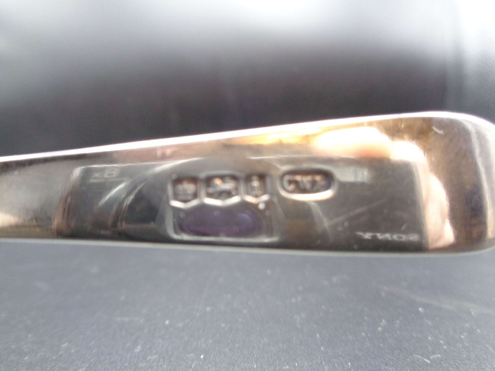 Solid Silver Bread Fork, 1920s photo vinterior