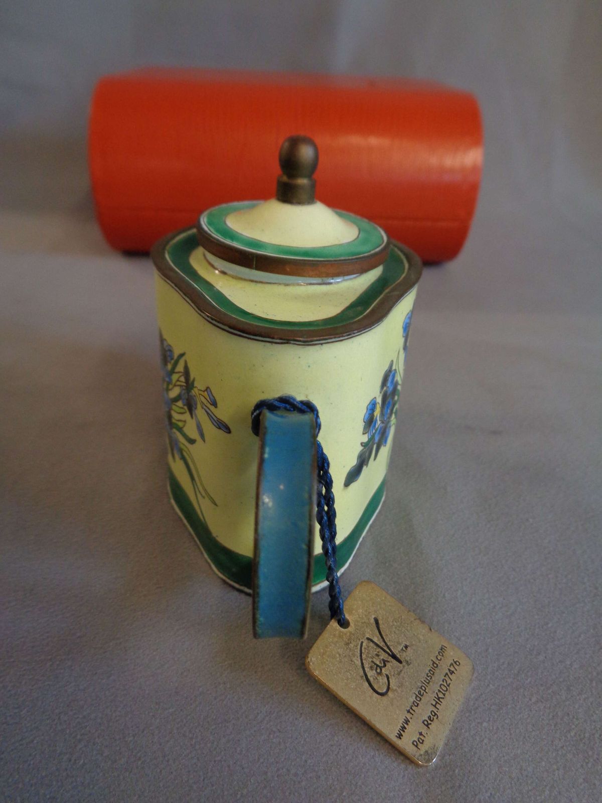 Charlotte Di Vita   Numbered Edition Collectable Mini Teapot   Original Box photo vintage