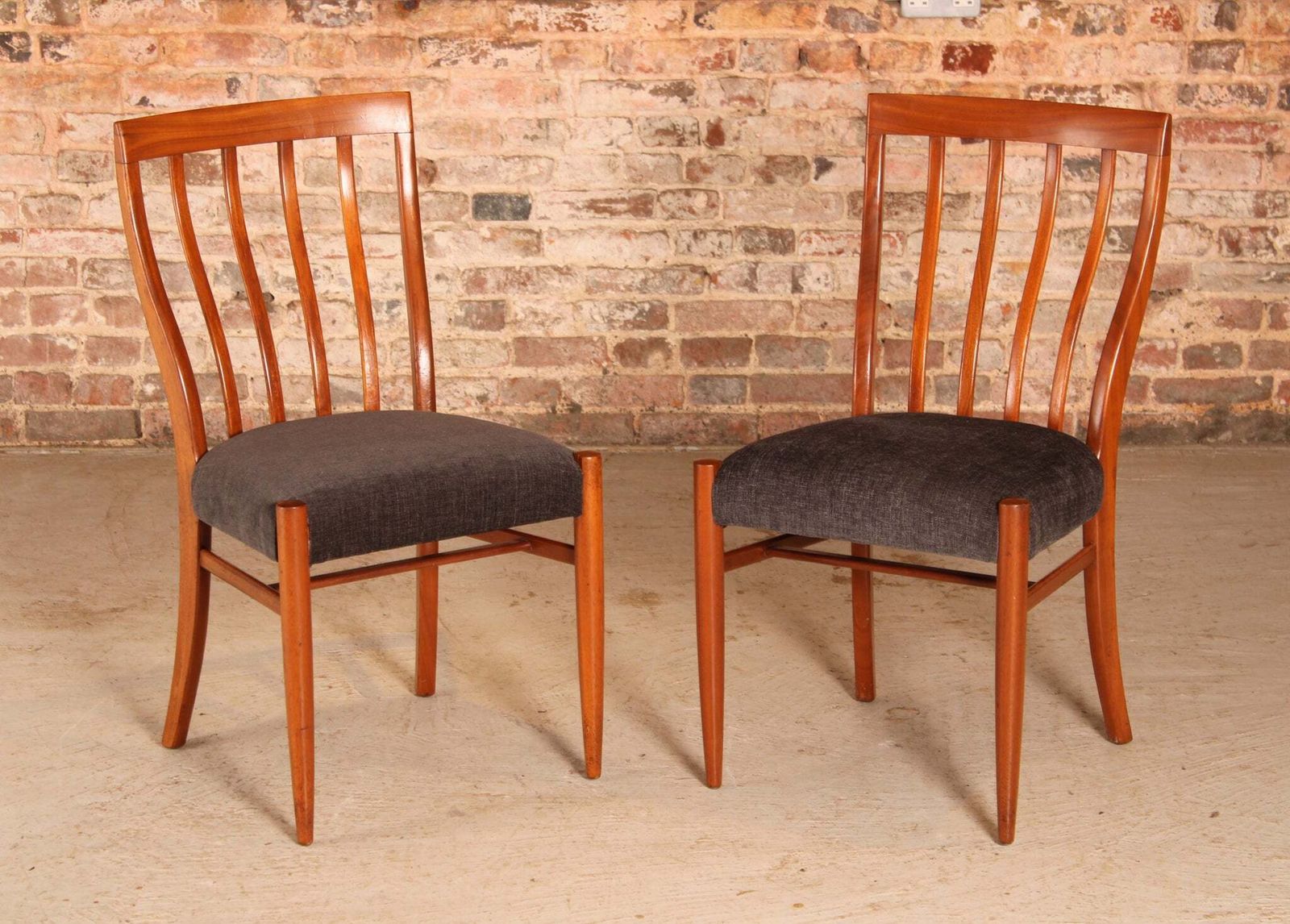 Set Of 4 Mid Century Teak Dining Chairs By Greaves&Thomas, Circa 1960s photo for sale