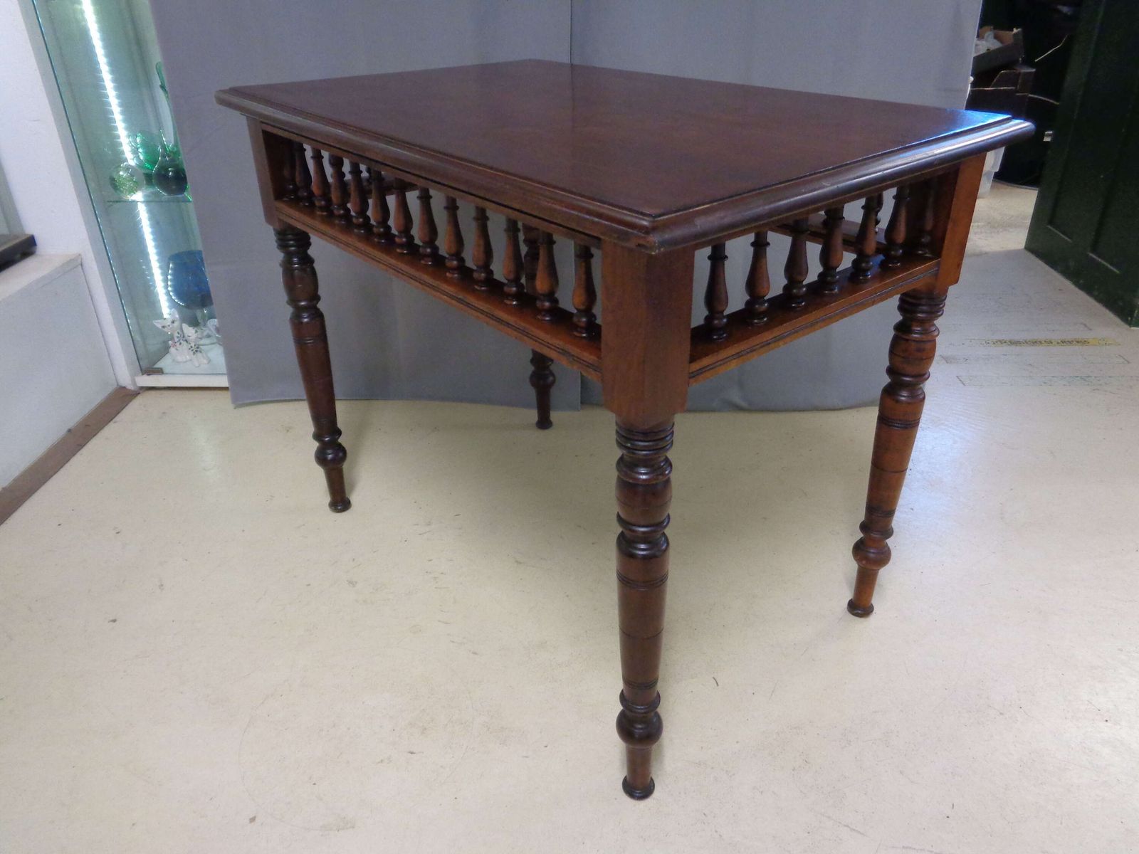 Antique Galleried Table photo 245.0