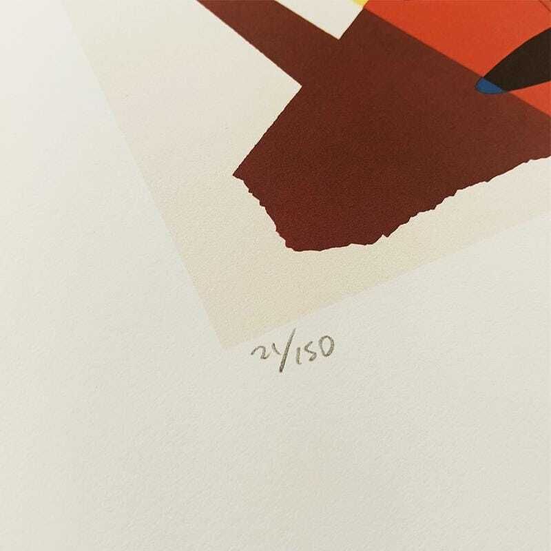 1970s Man Ray Limited Edition Lithograph. Author's Signature And Numbered In Pencil. photo Art