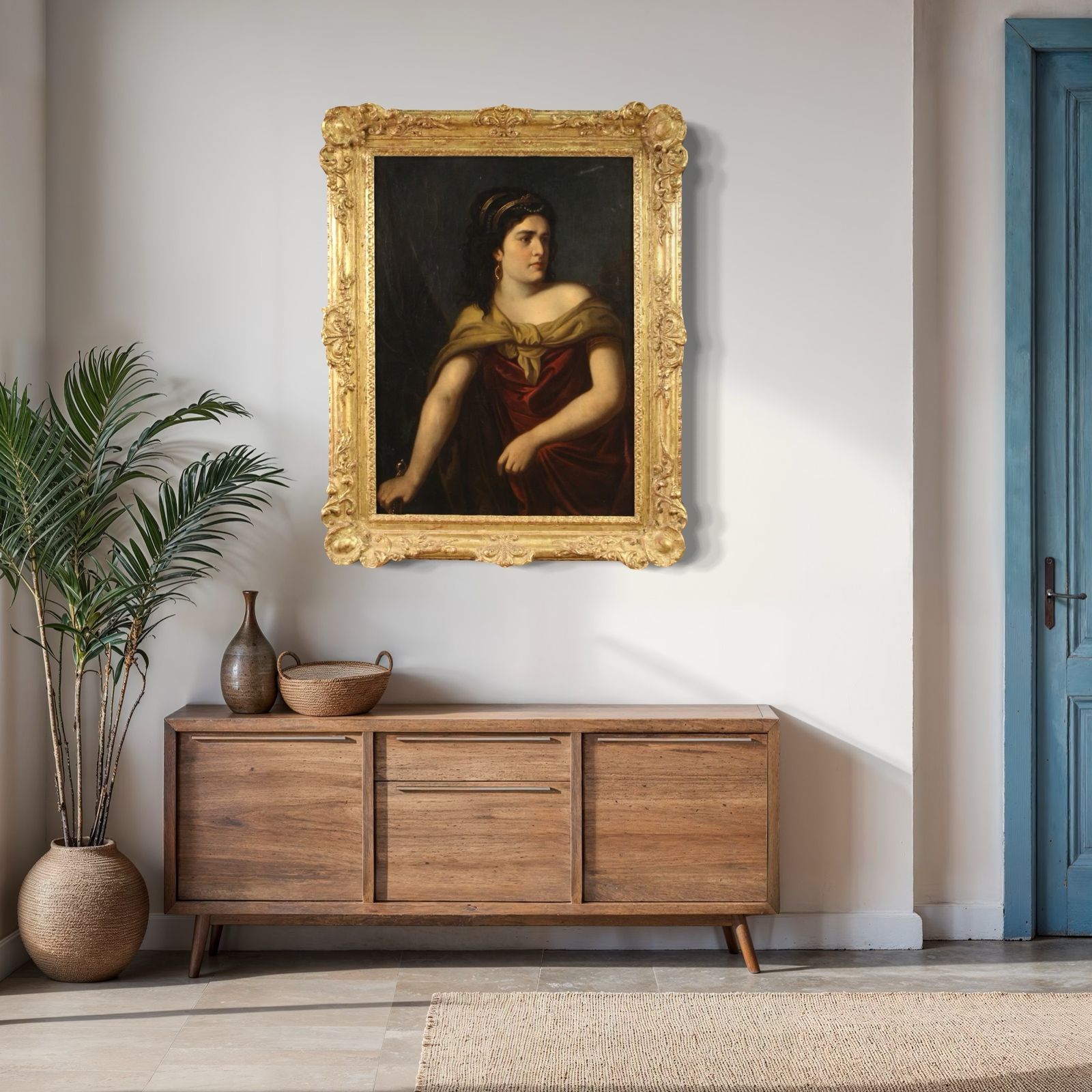 Mythological Painting Signed J. Hickel And Dated 1770, Medea photo furniture