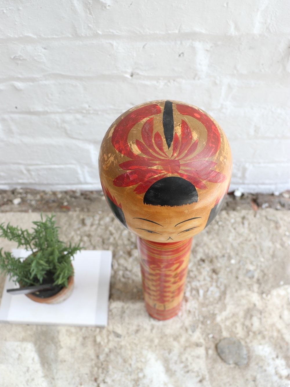 Large Traditional Japanese Kokeshi Doll photo for sale
