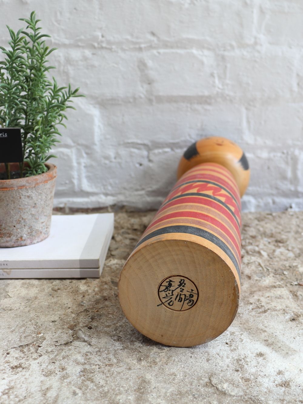 Large Traditional Japanese Kokeshi Doll photo Home Decor