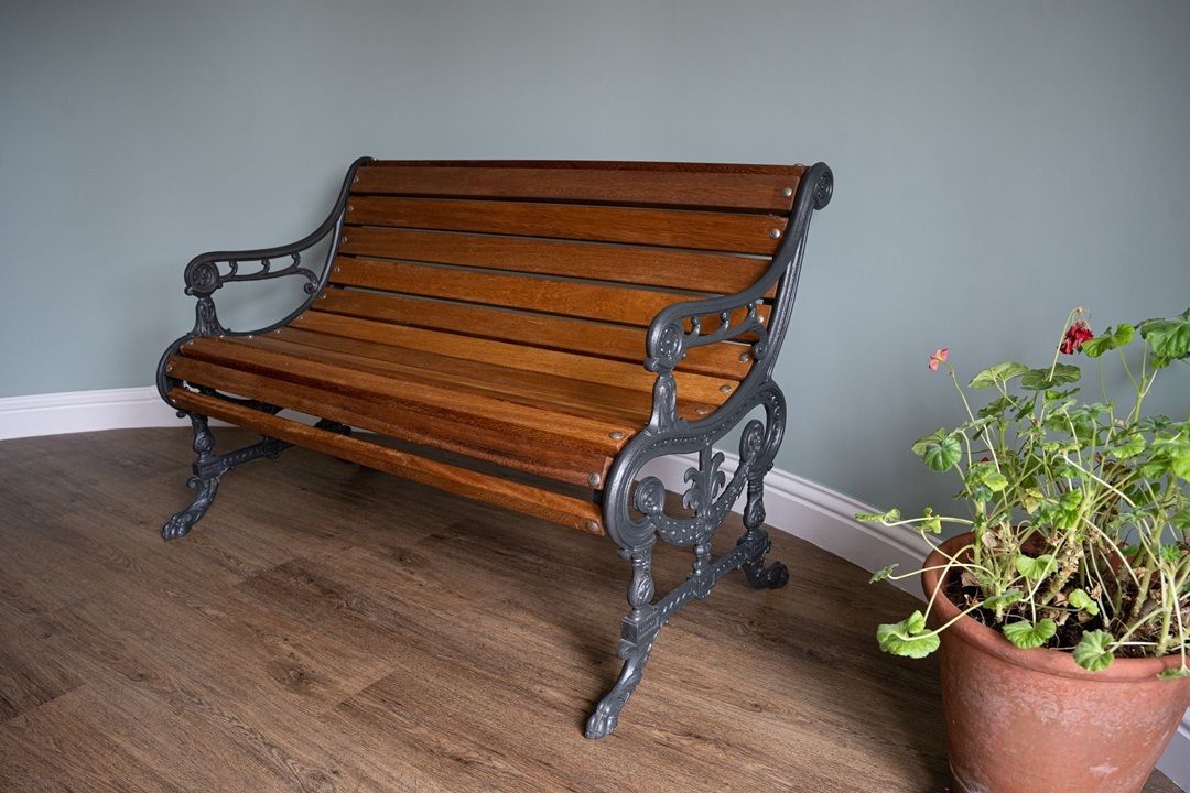Antique Carron Garden Bench
