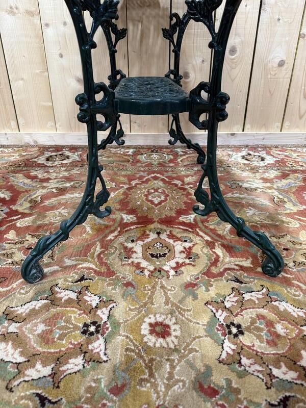 Table De Jardin En Fer Peint Style Art Nouveau photo Garden Furniture