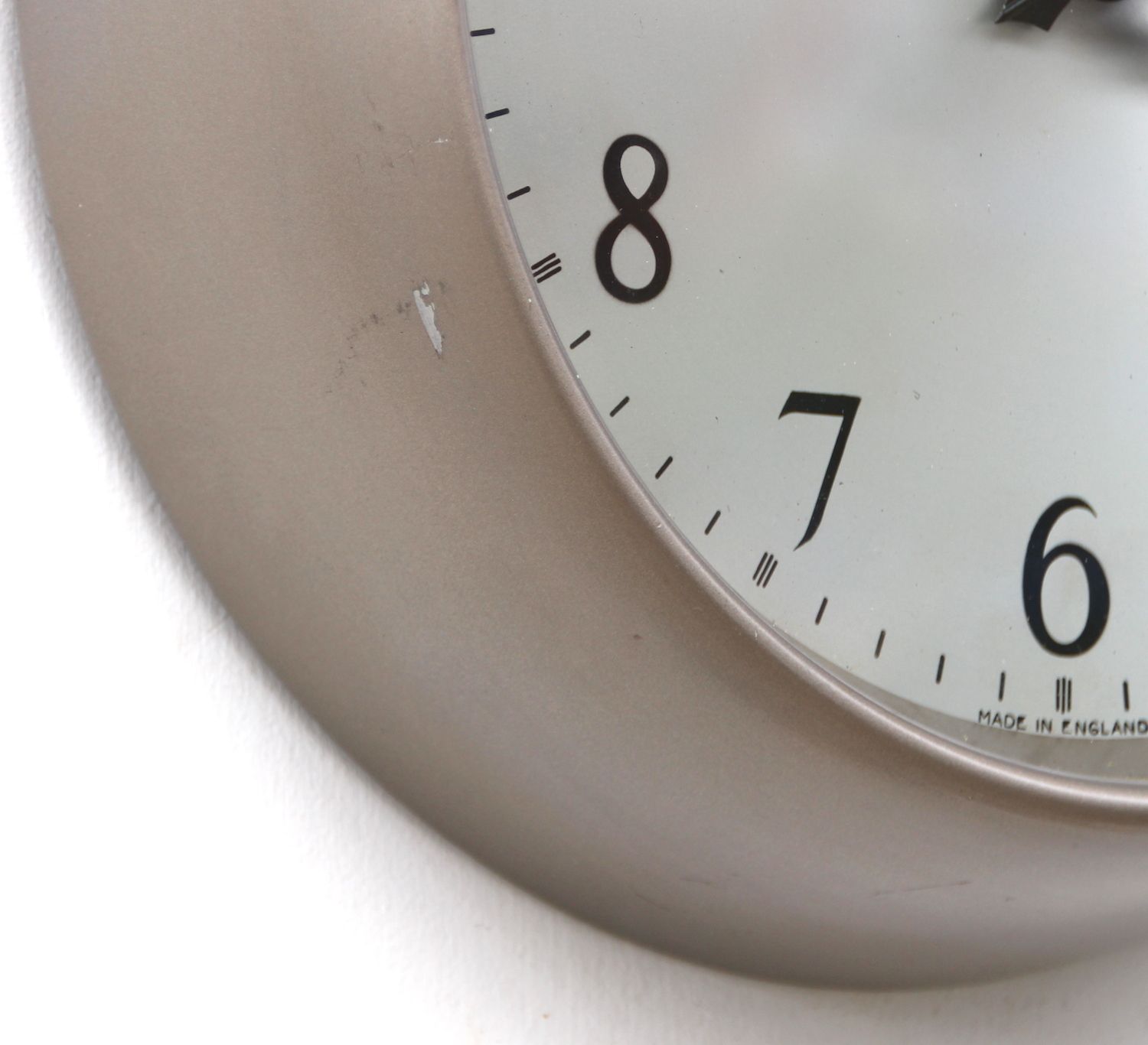 155.0 1950s  British Gent Vintage Office / Commercial Wall Clock. Fully Guaranteed photo