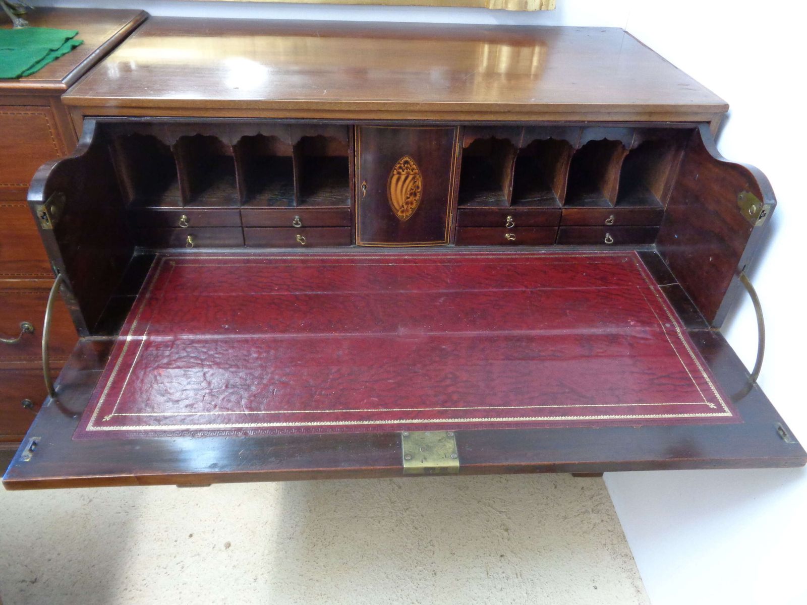 Antique Edwardian Secretaire / Chest Of Drawers photo furniture