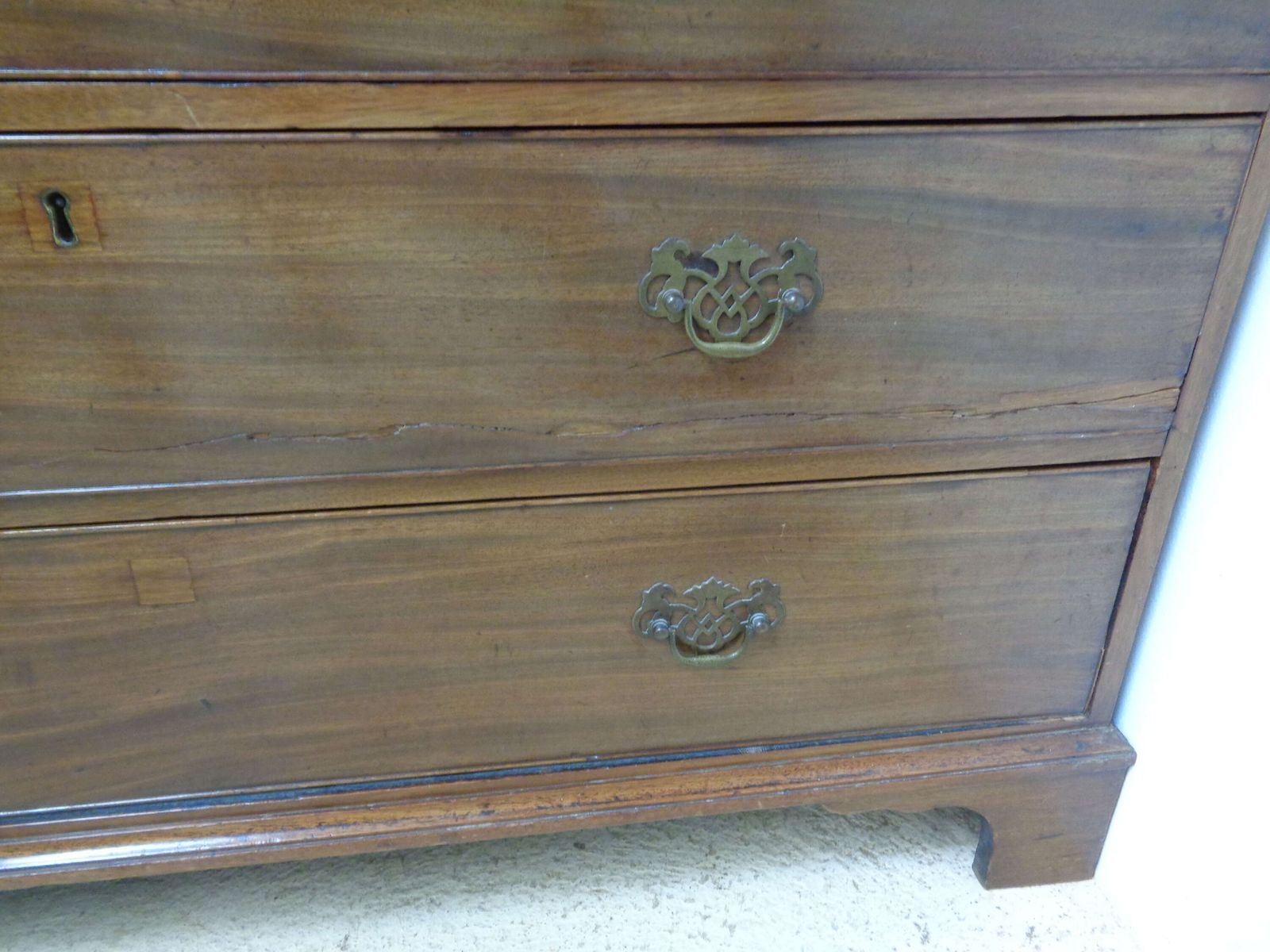 photo furniture Antique Edwardian Secretaire / Chest Of Drawers