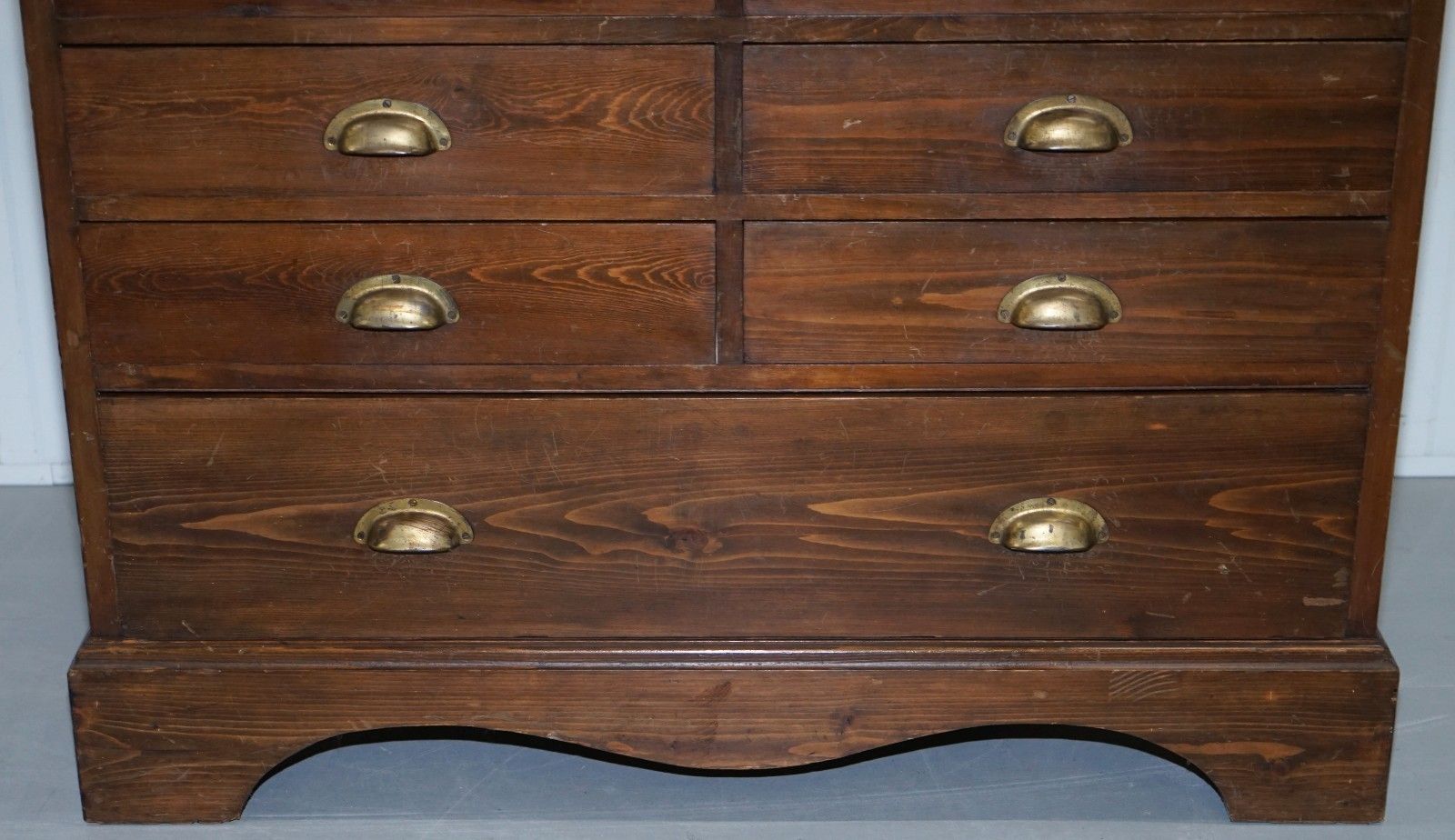 Very Rare Large Victorian Photographers Chest Bank Of Drawers Collectors Chest photo 650.0