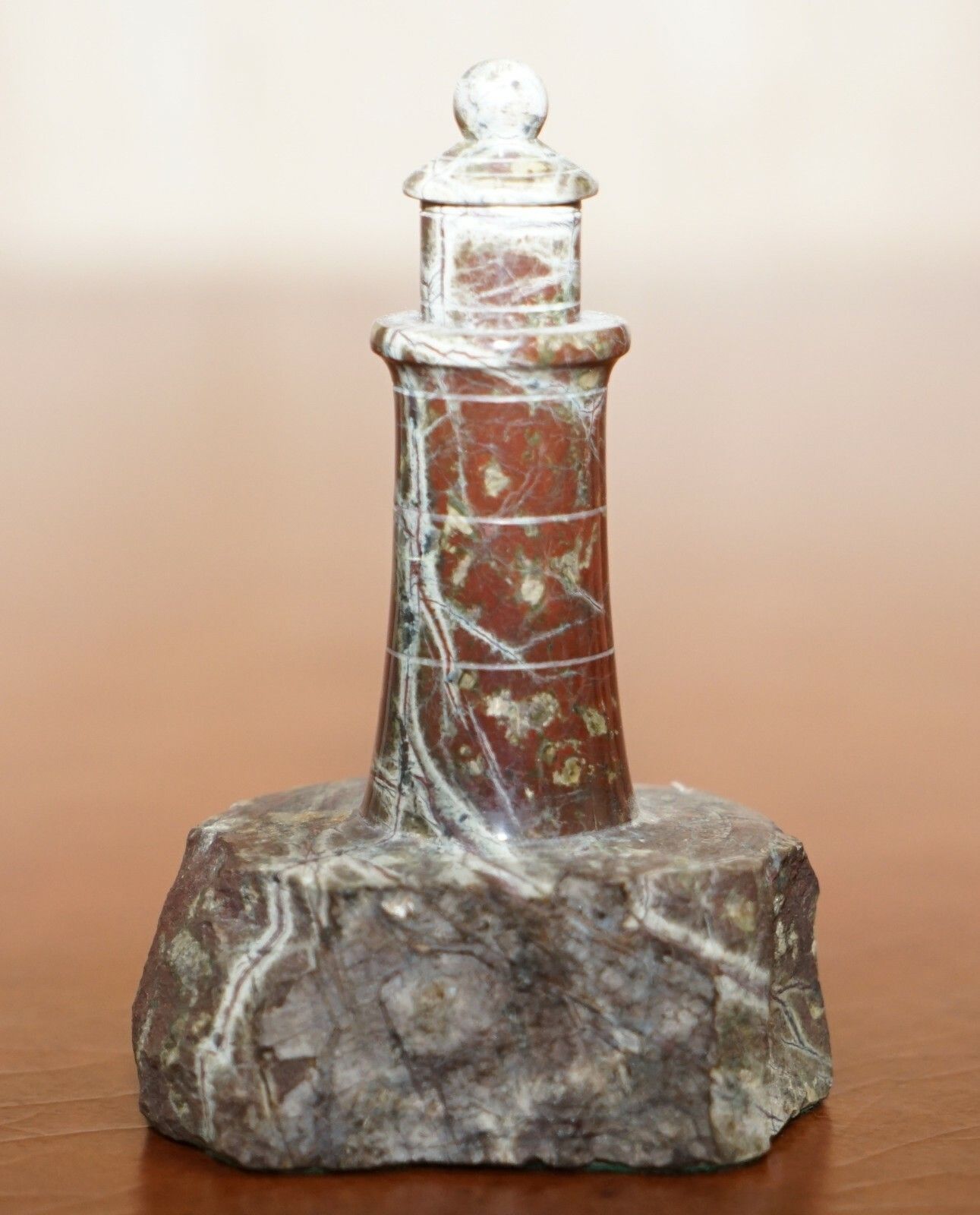 photo furniture Lovely Collection Of Four Antique Small Solid Marble Statues Of Lighthouses