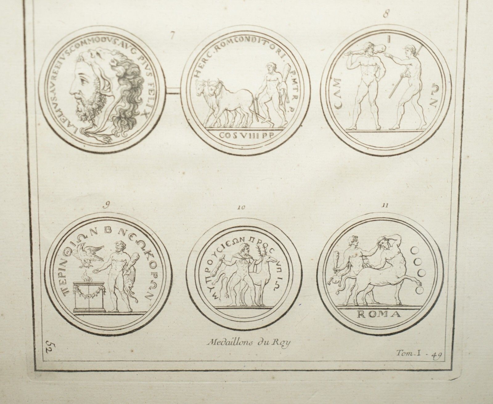 600.0 Pair Of Bernard De Montfaucon Paris 1719 L'antiquite Original Grand Tour Prints photo
