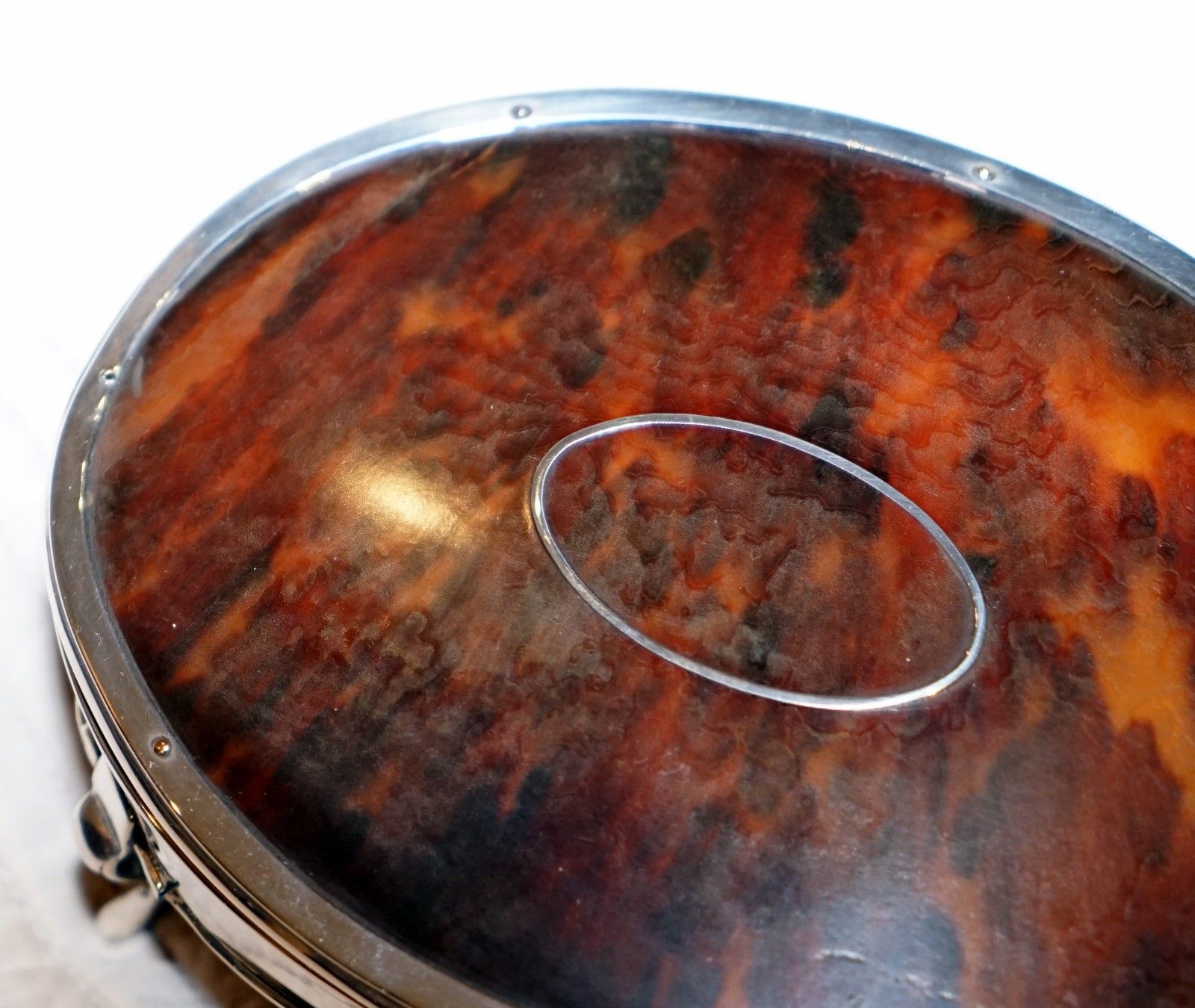 Rare Asprey London Sterling Silver 1917 Jewellery Box Charles & Richard Comyns photo vinterior