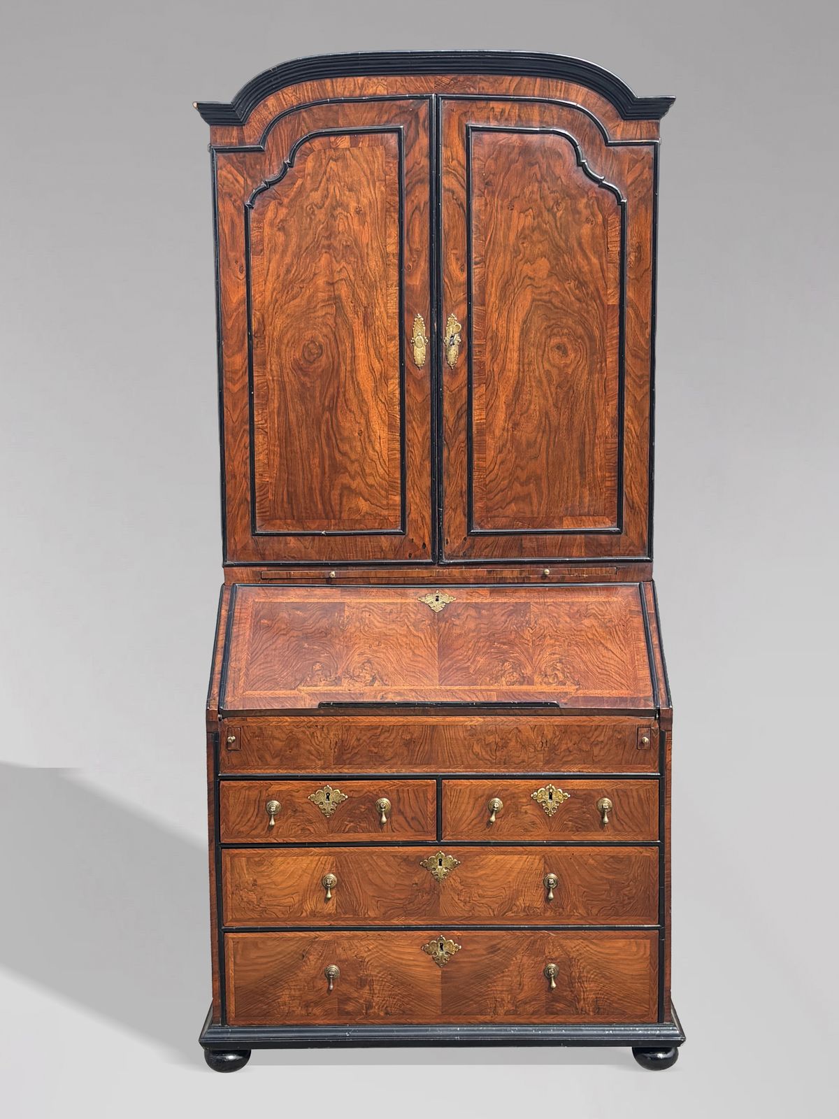 Early 18th Century George I Period Walnut Bureau Bookcase photo furniture