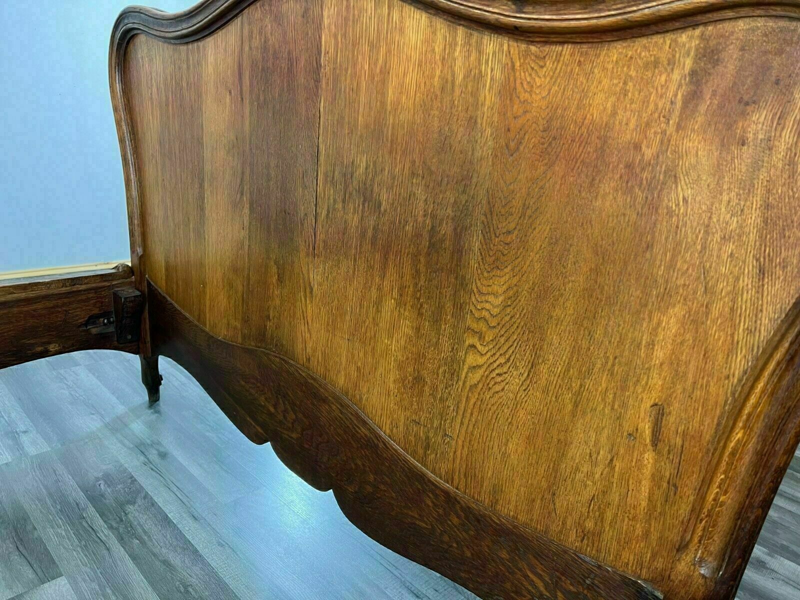 Amazing Rare Carved French Antique Double Bed (Lot 2968) photo buy