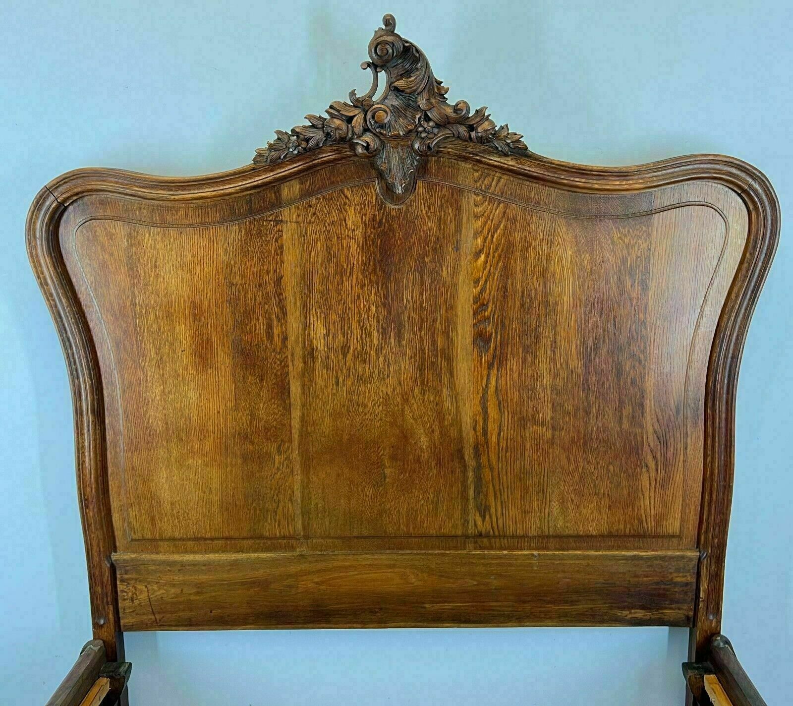 photo for sale Amazing Rare Carved French Antique Double Bed (Lot 2968)