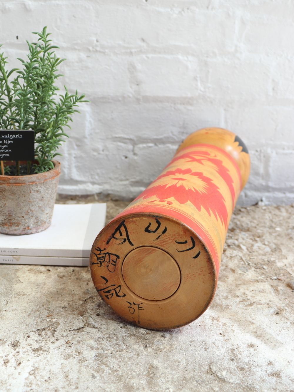 Large Japanese Kokeshi Doll photo Home Decor