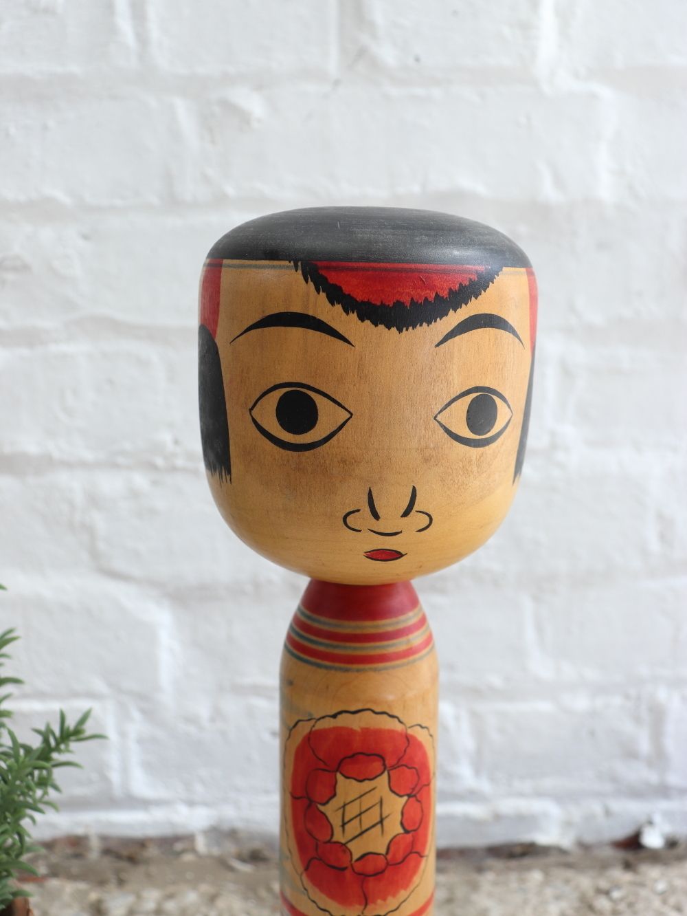 Large Traditional Japanese Kokeshi Doll photo furniture