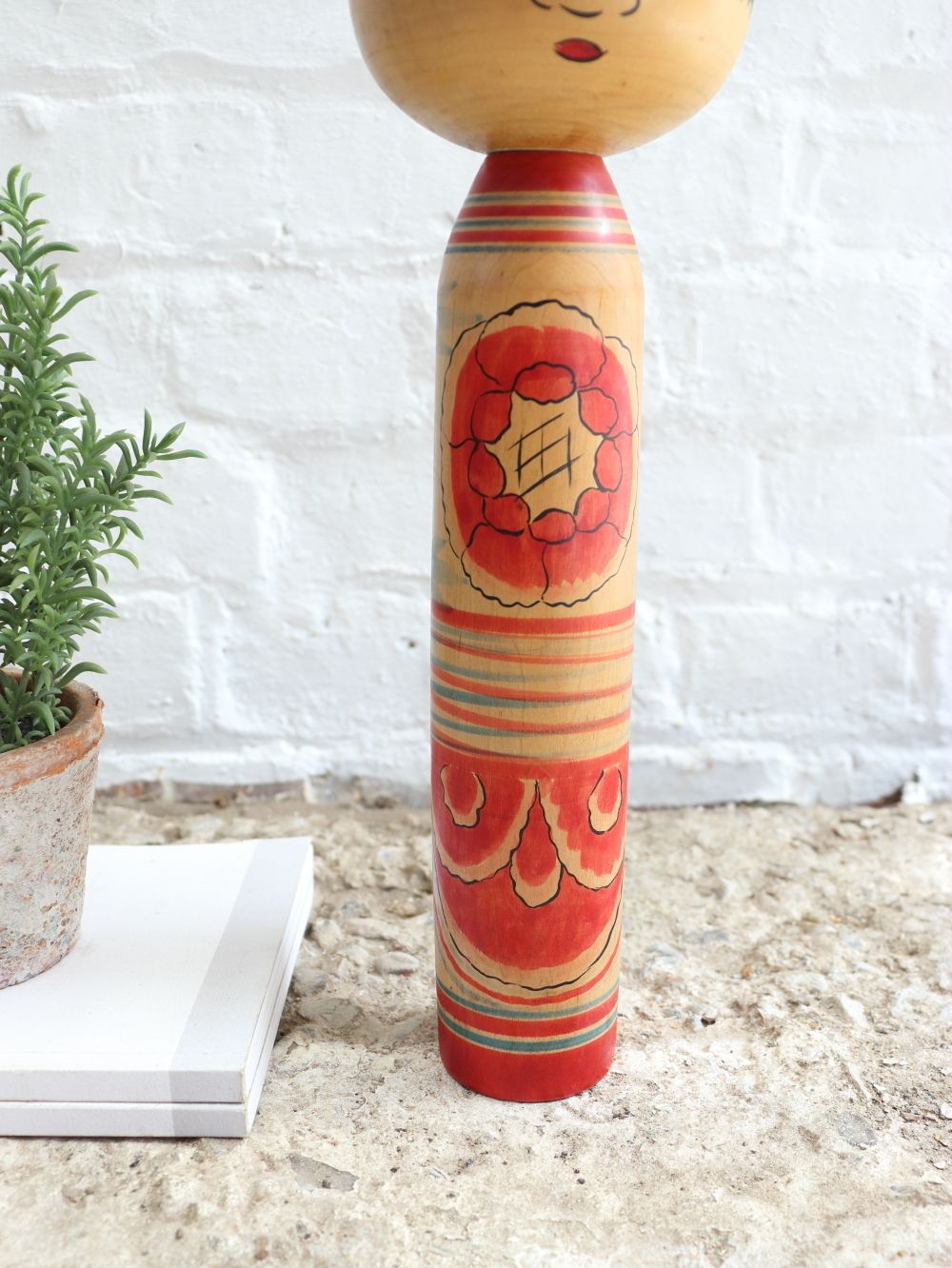 Large Traditional Japanese Kokeshi Doll photo Home Decor
