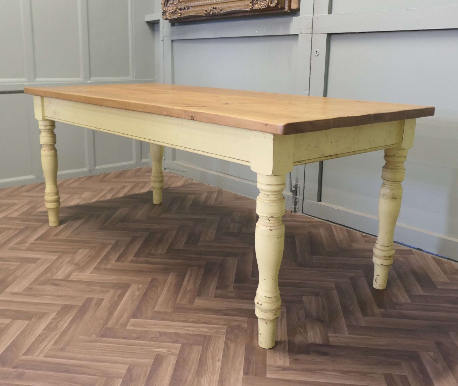 6ft. Long Pine Farmhouse Table photo vinterior