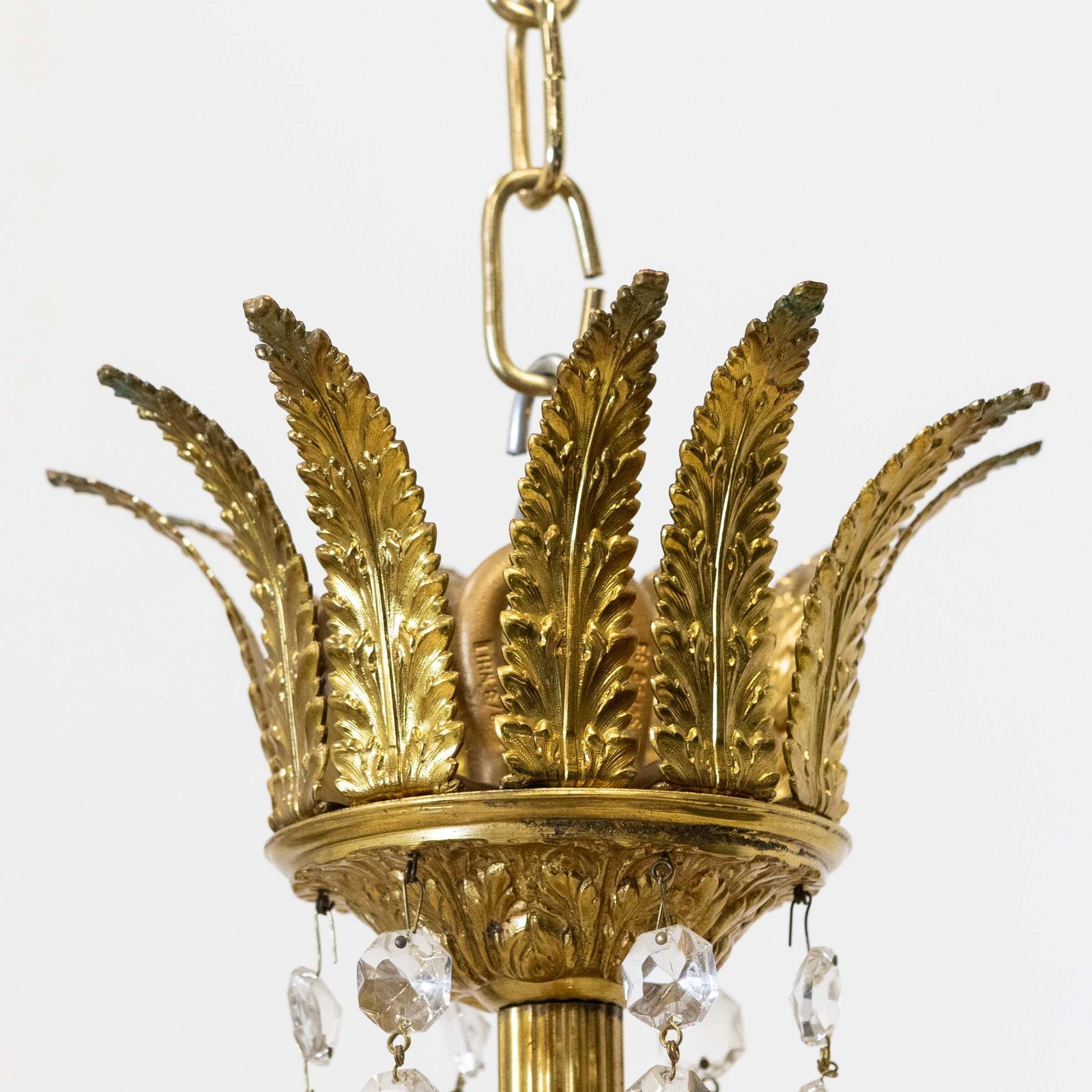 Antique French Crystal Chandelier | 12 Arm photo for sale