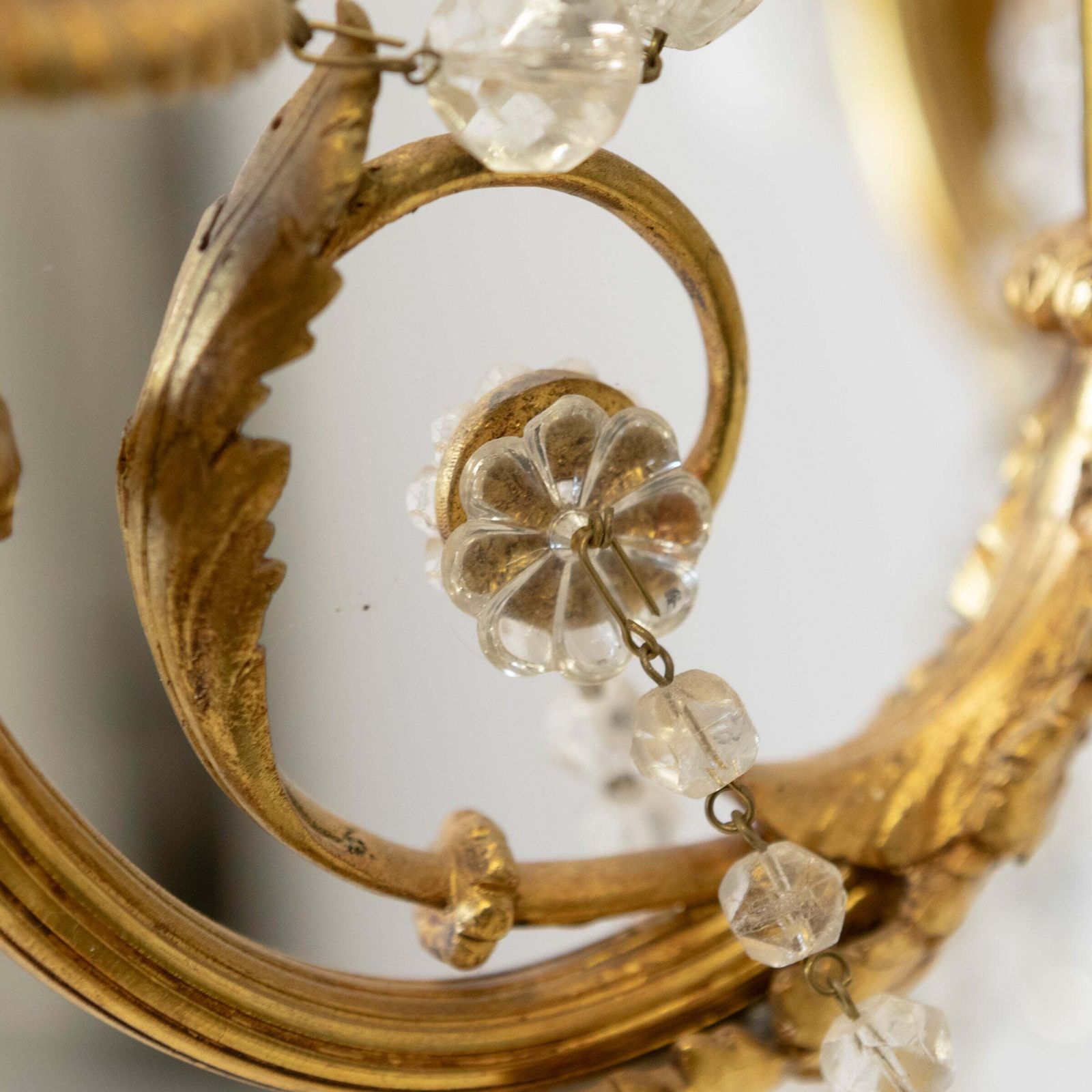photo for sale Antique French Crystal Chandelier