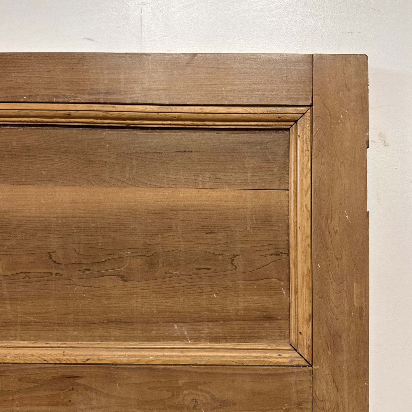 Antique 5 Panel Stripped Door 216.5cm X 82cm photo for sale