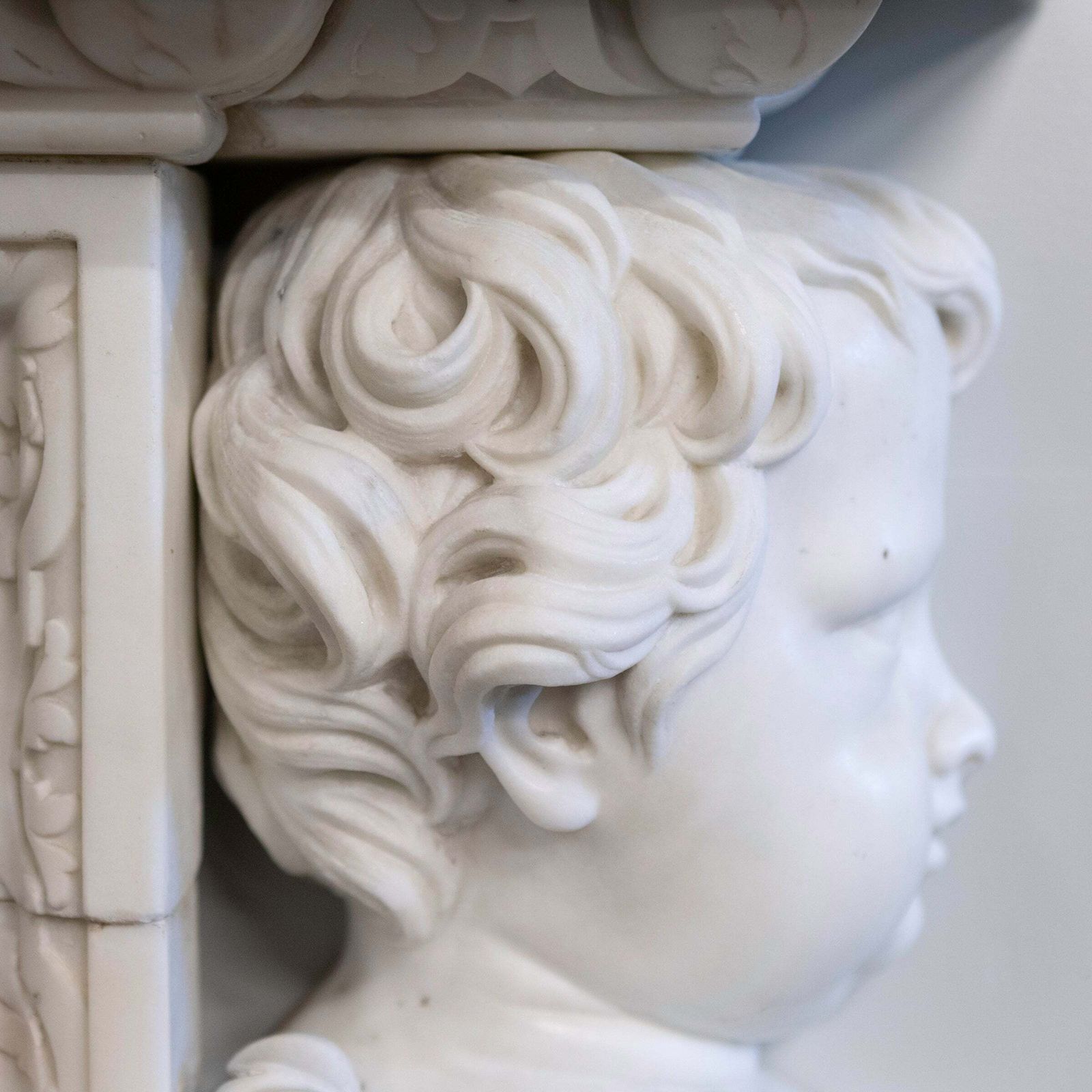 18th Century English Baroque Marble Fireplace | Appuldurcombe House photo 95000.0