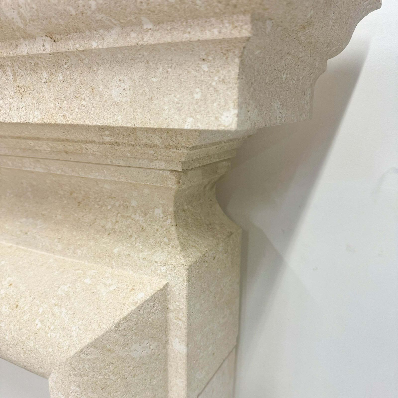 Reclaimed Bath Stone Fireplace Surround photo vinterior