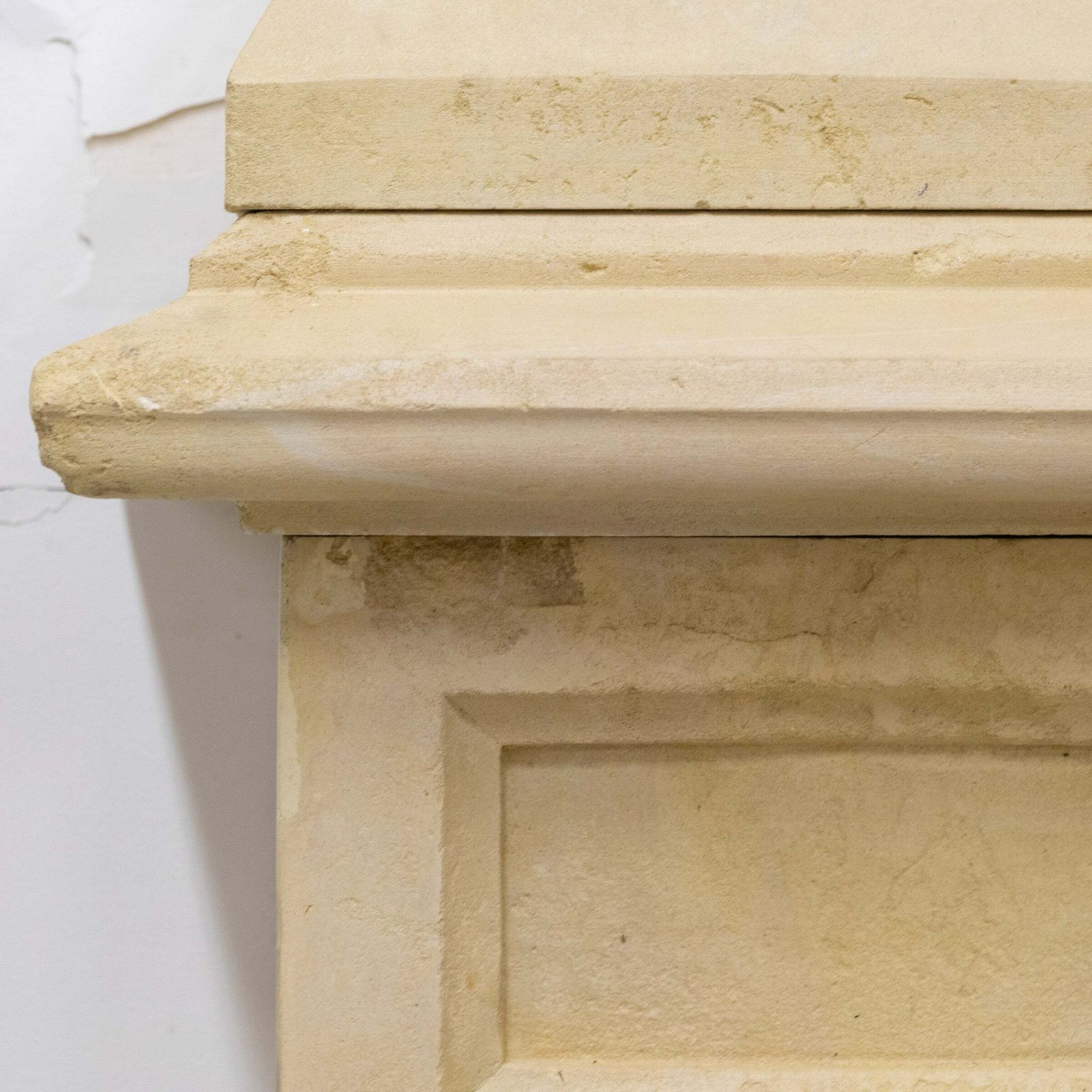 Antique English Stone Gothic Revival Fireplace photo for sale